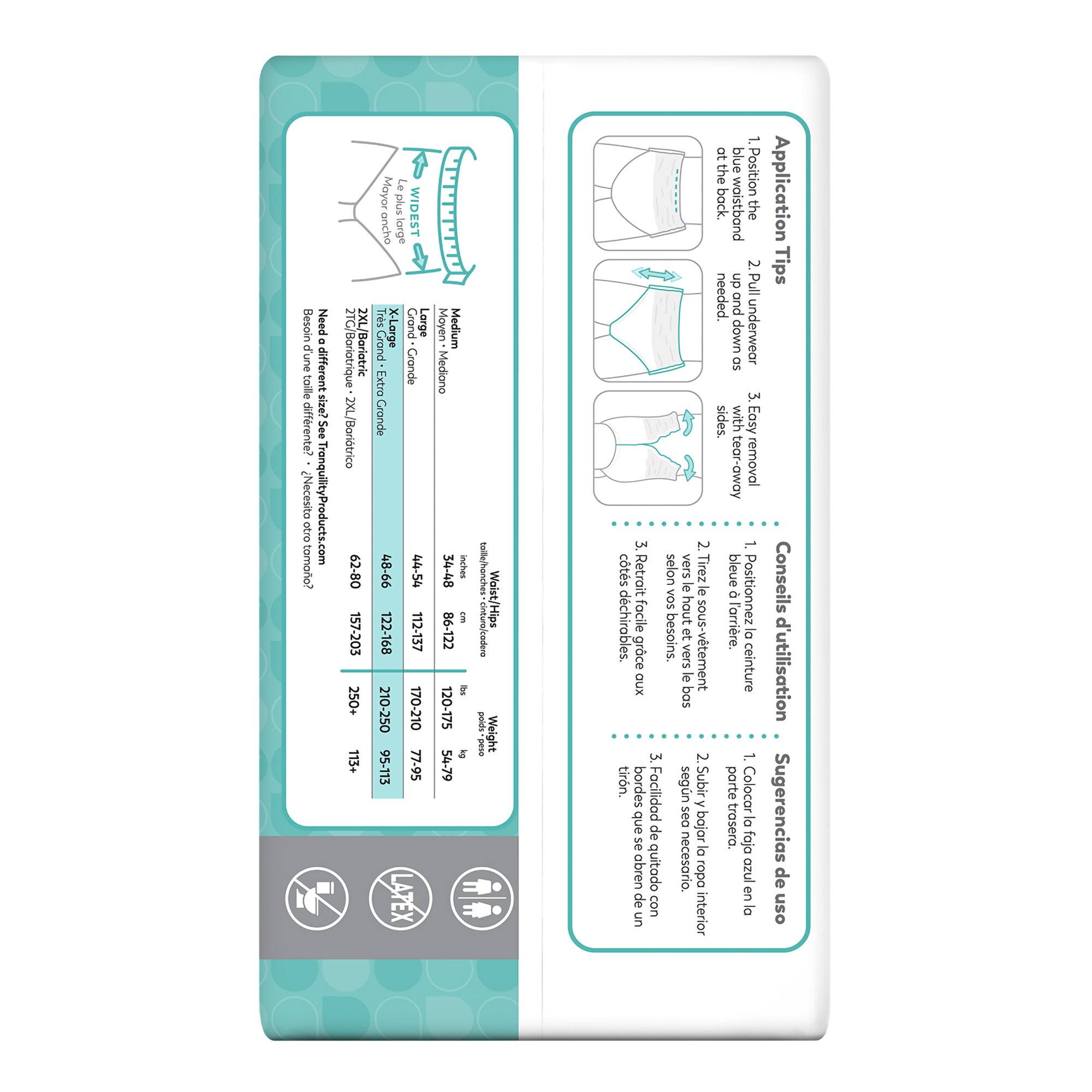 Select® Heavy Protection Absorbent Underwear, Extra Large - Image 4