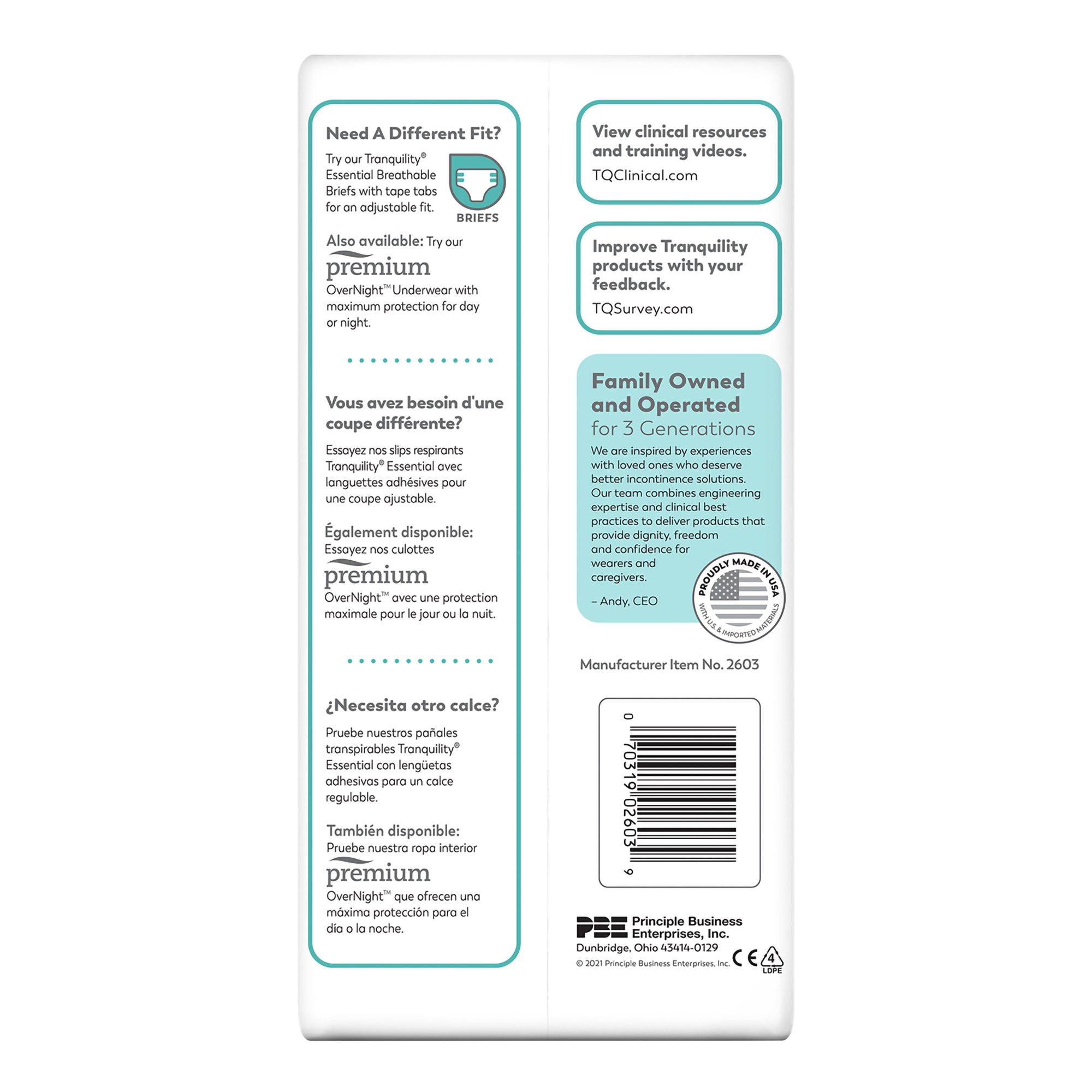 Select® Heavy Protection Absorbent Underwear, Extra Small - Image 3