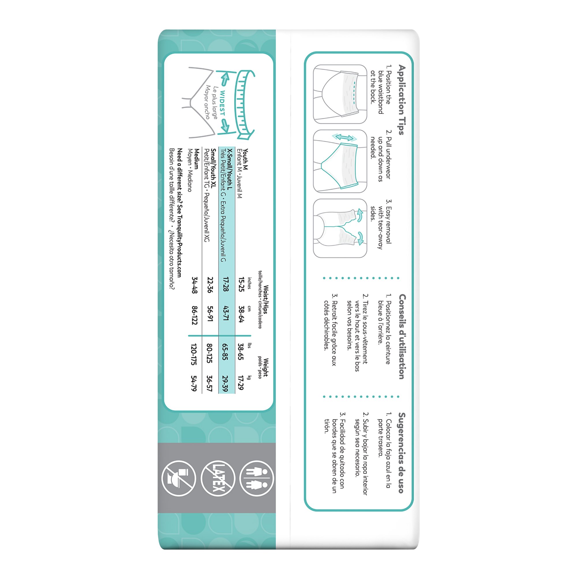 Select® Heavy Protection Absorbent Underwear, Extra Small - Image 4