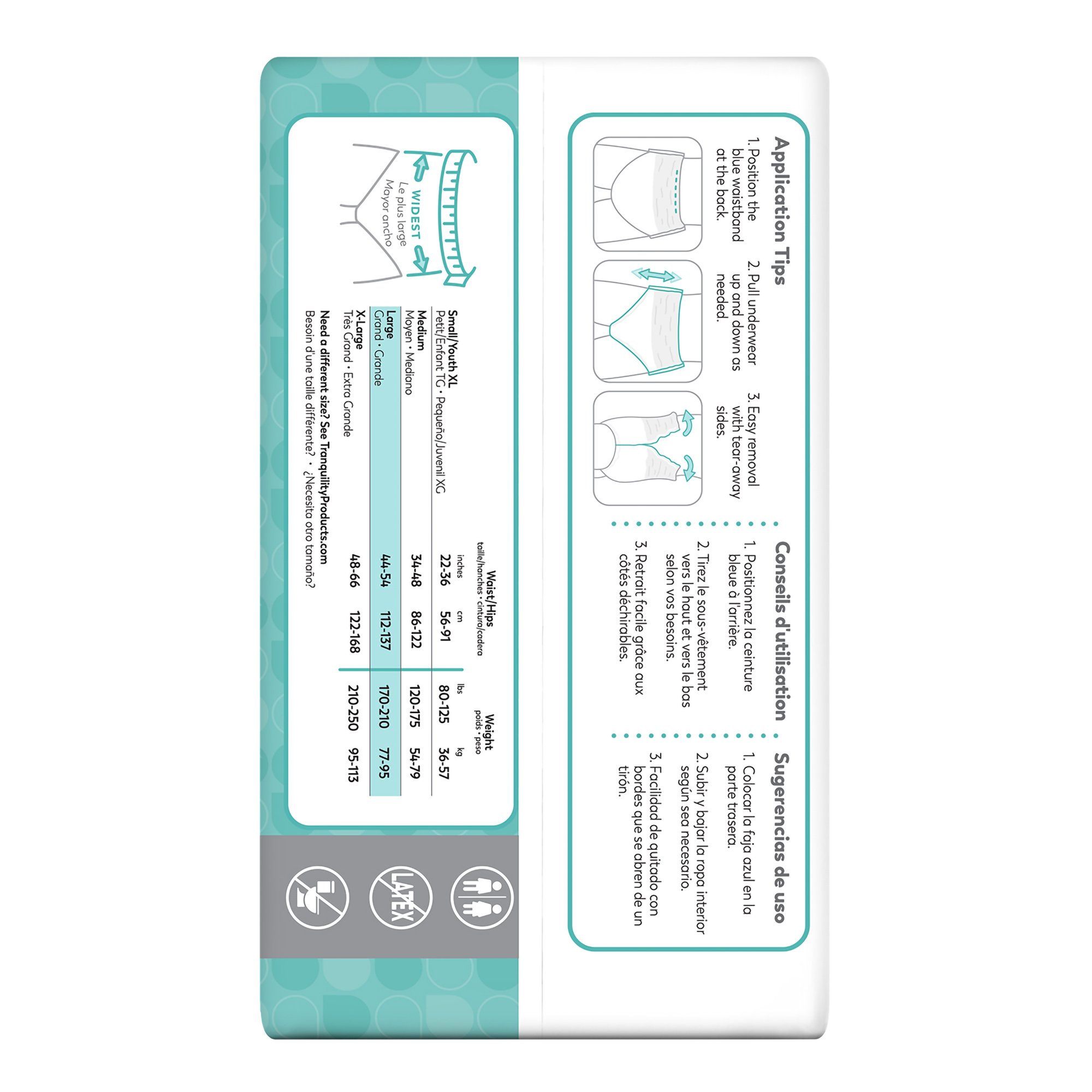 Select® Heavy Protection Absorbent Underwear, Large - Image 4