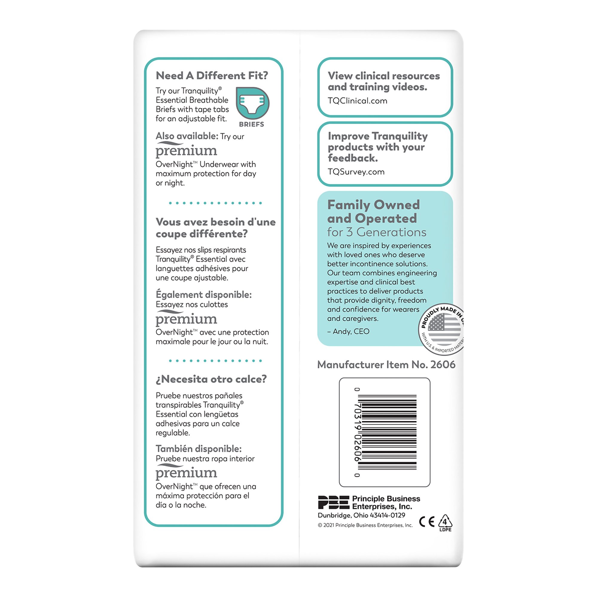 Select® Heavy Protection Absorbent Underwear, Large - Image 3