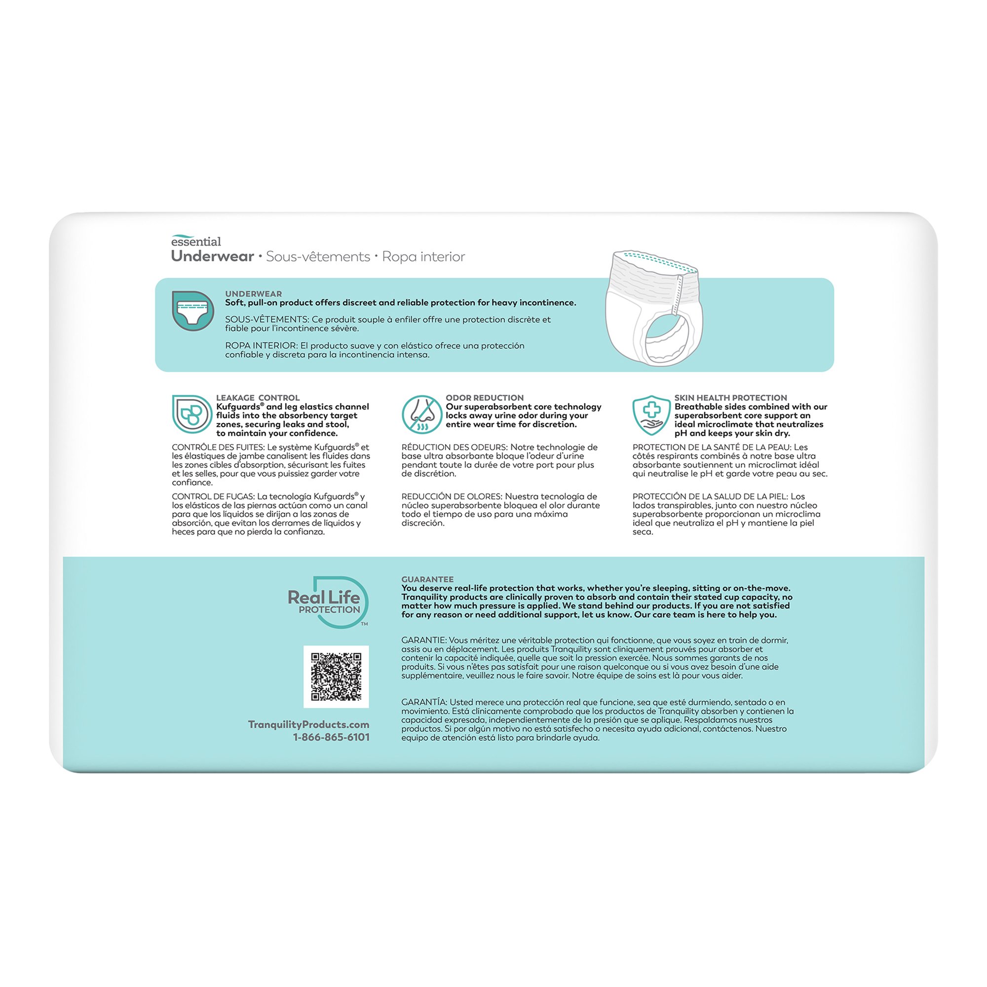 Select® Heavy Protection Absorbent Underwear, Medium - Image 2