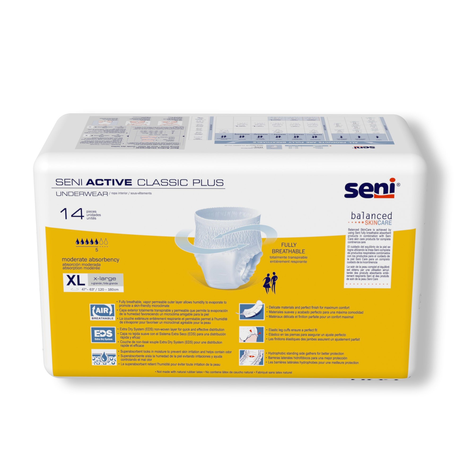 Seni® Active Classic Plus Moderate Absorbent Underwear, Extra Large - Image 7