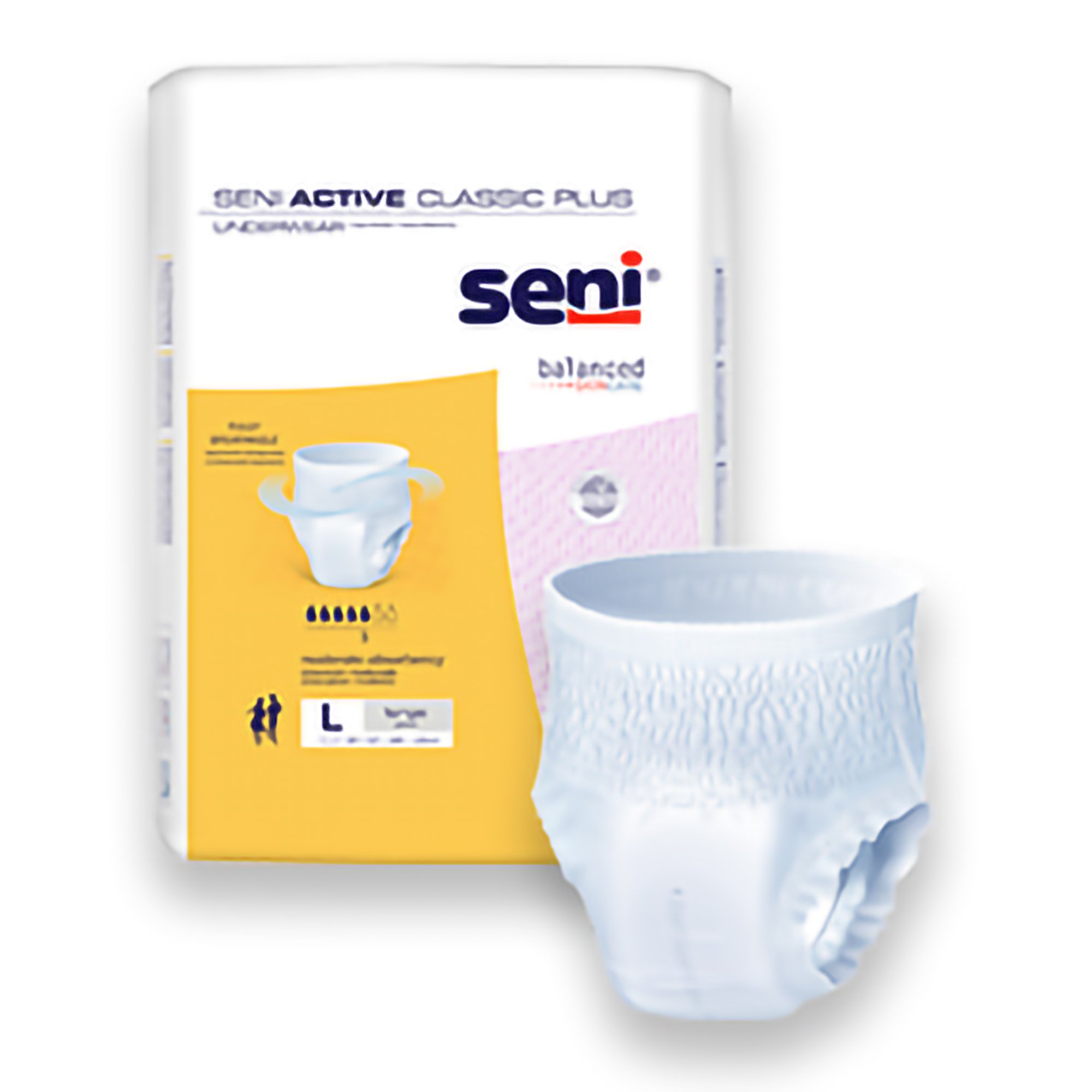 Seni® Active Classic Plus Moderate Absorbent Underwear, Large - Image 4