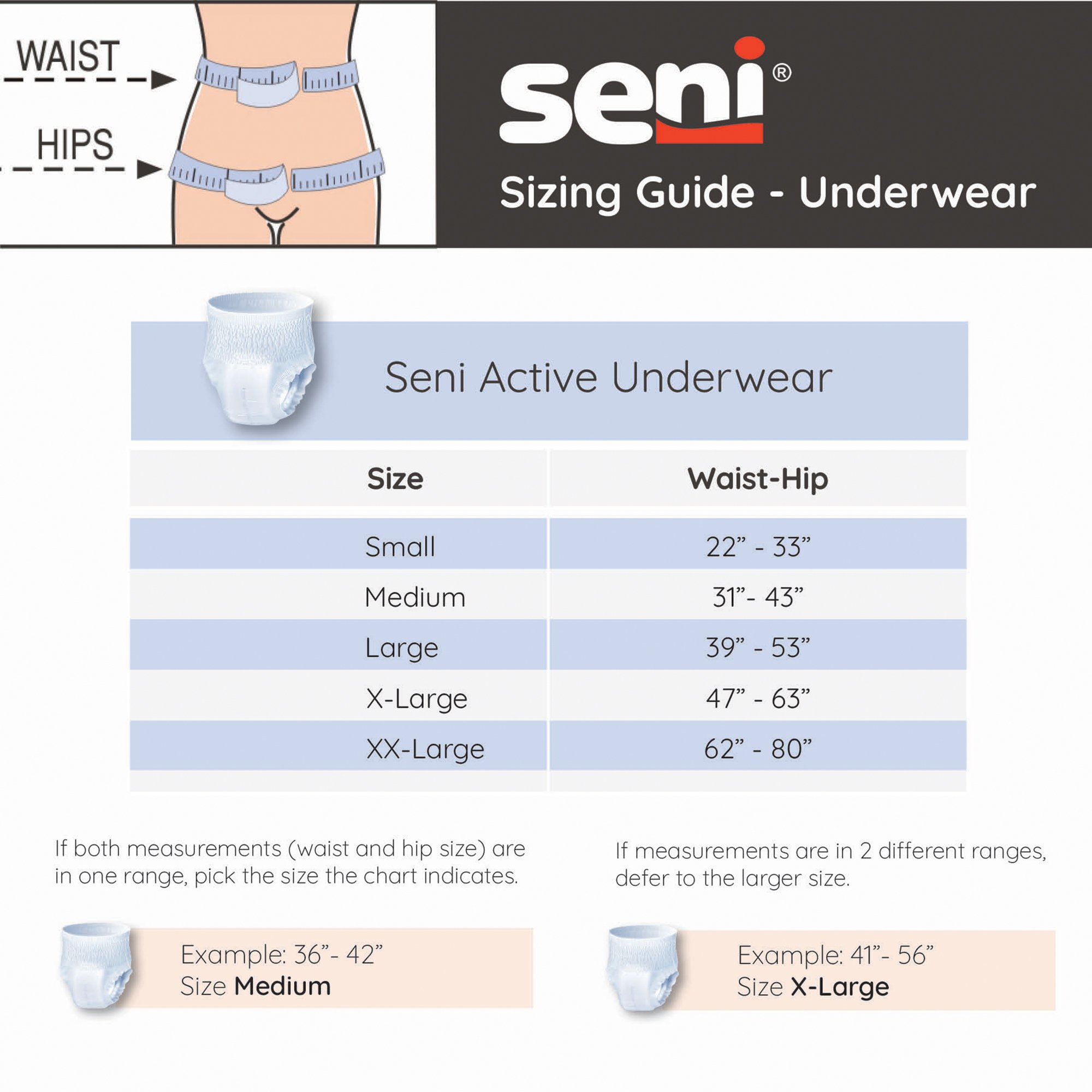 Seni® Active Super Moderate to Heavy Absorbent Underwear, Extra Large - Image 2