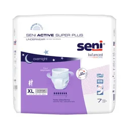 Seni® Active Super Plus Overnight Heavy Absorbent Underwear, Extra Large