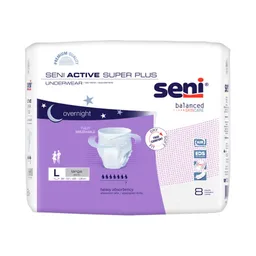 Seni® Active Super Plus Overnight Heavy Absorbent Underwear, Large