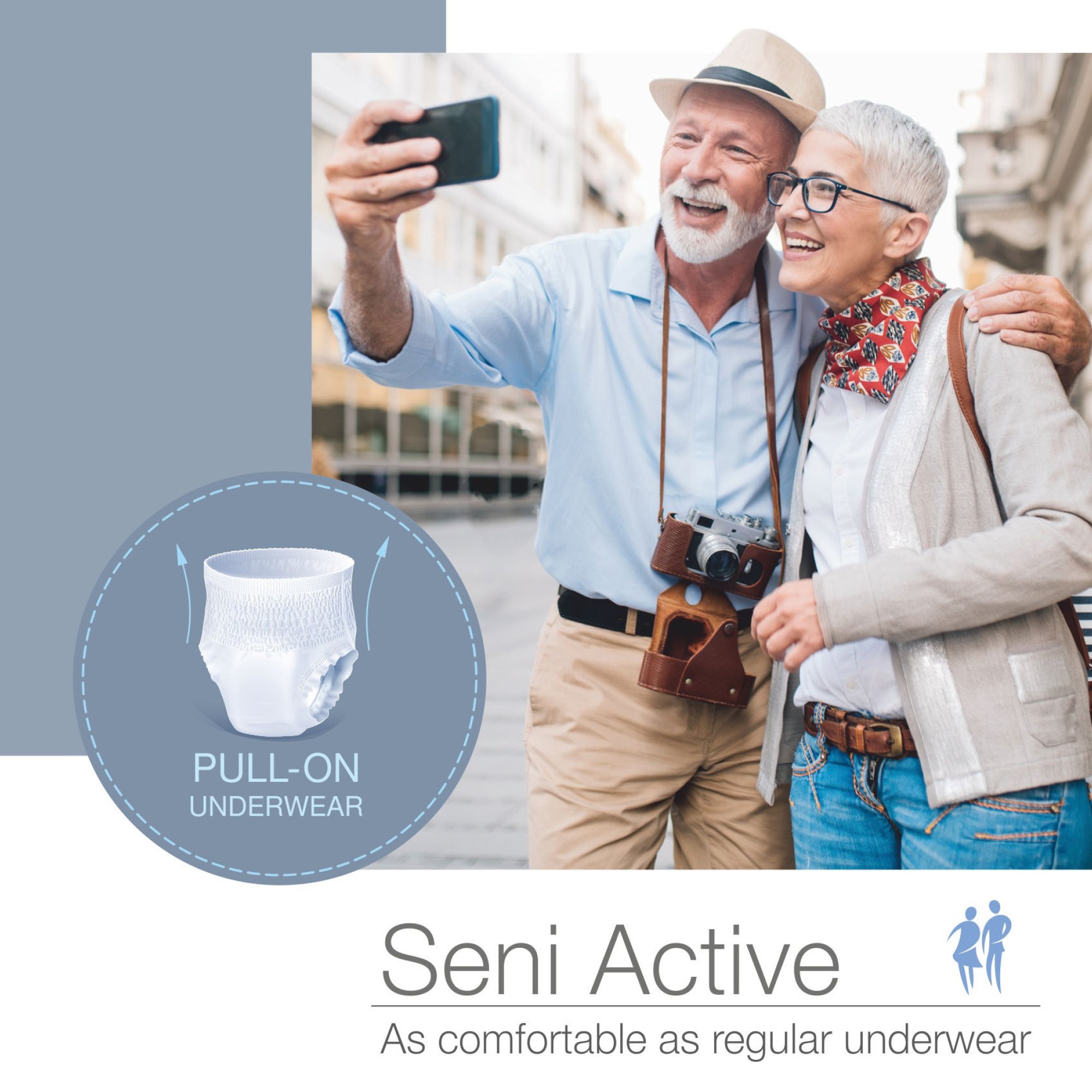 Seni® Active Super Plus Overnight Heavy Absorbent Underwear, Small - Image 3