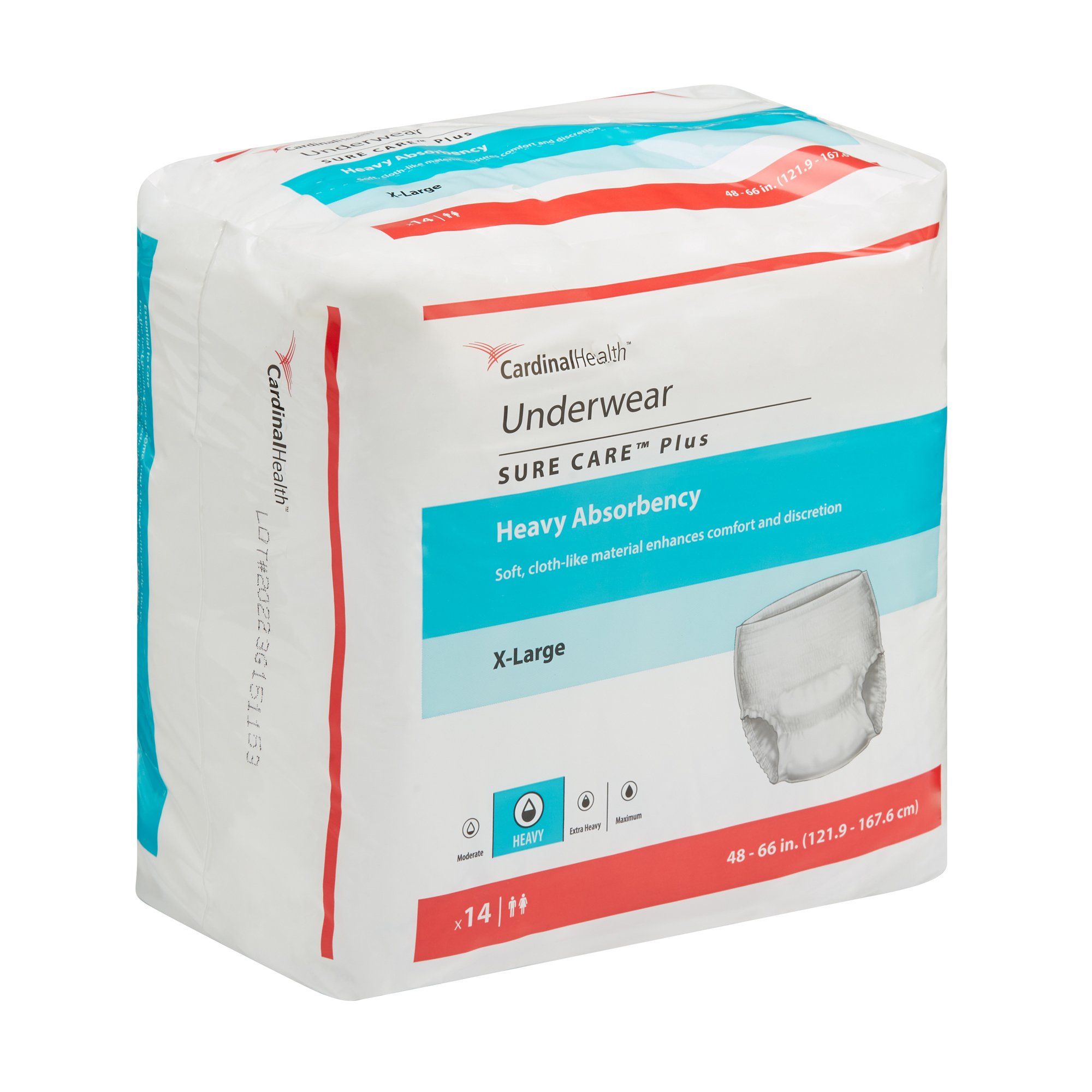 Sure Care™ Plus Heavy Absorbent Underwear, Extra Large - Image 2