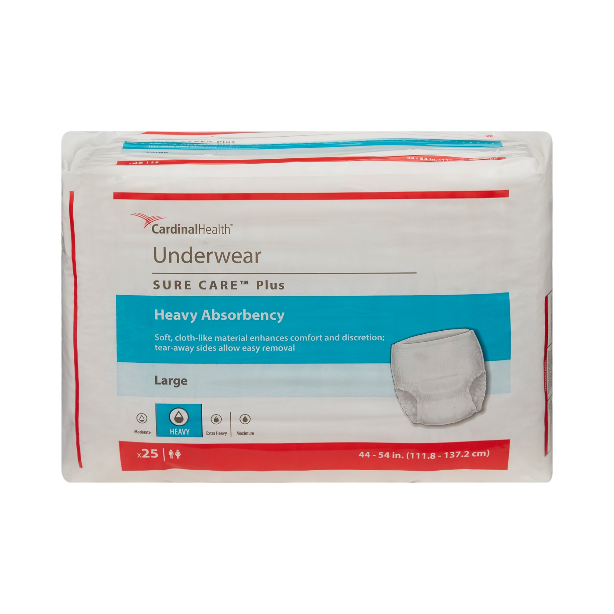 Sure Care™ Plus Heavy Absorbent Underwear, Large - Image 3