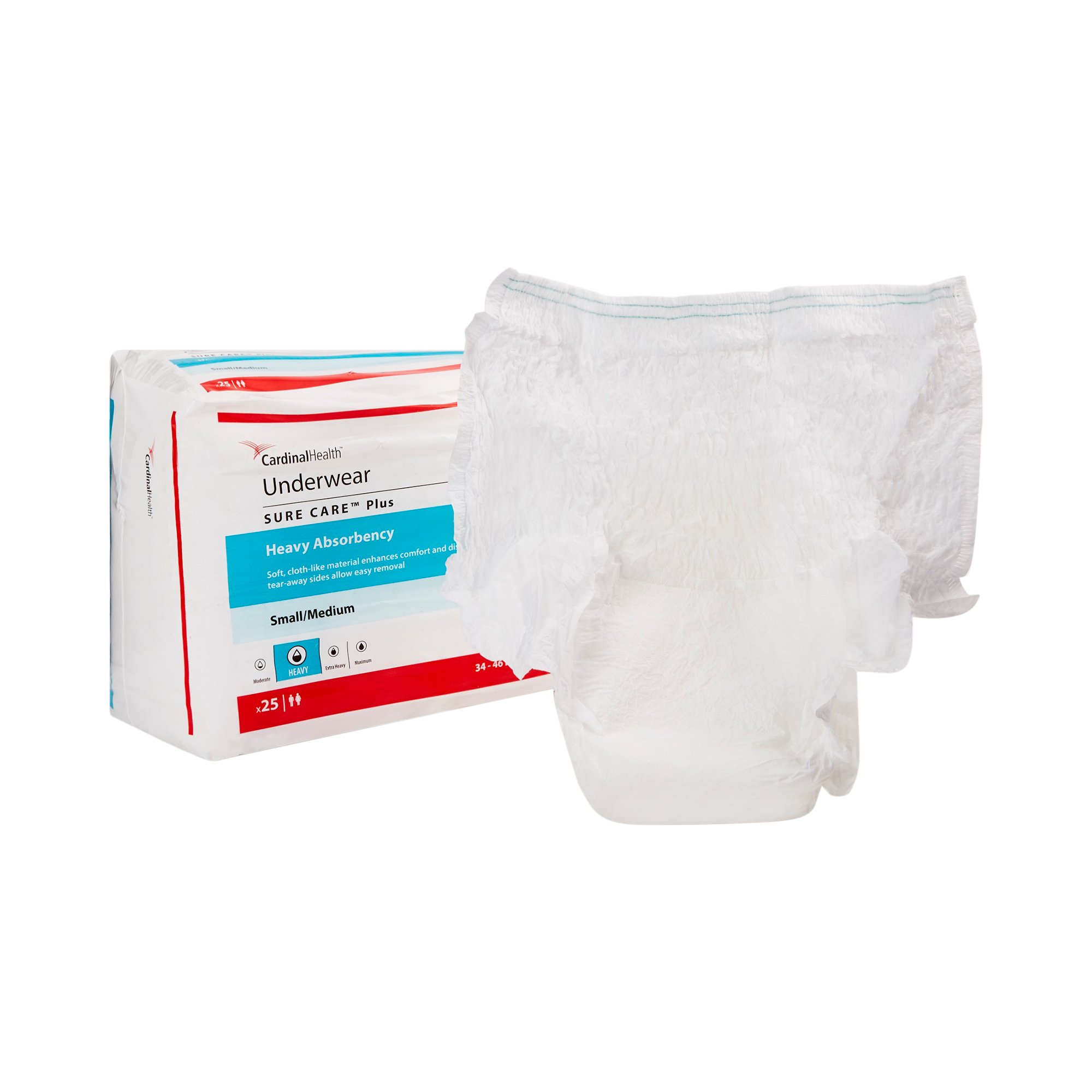 Sure Care™ Plus Heavy Absorbent Underwear, Medium