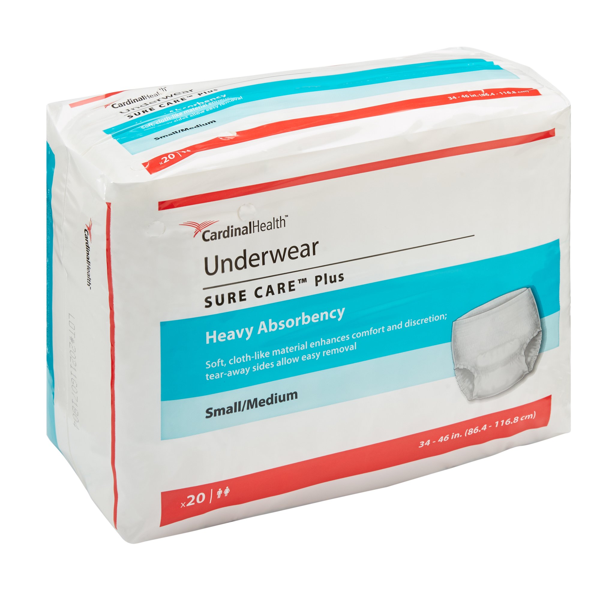 Sure Care™ Plus Heavy Absorbent Underwear, Medium - Image 5