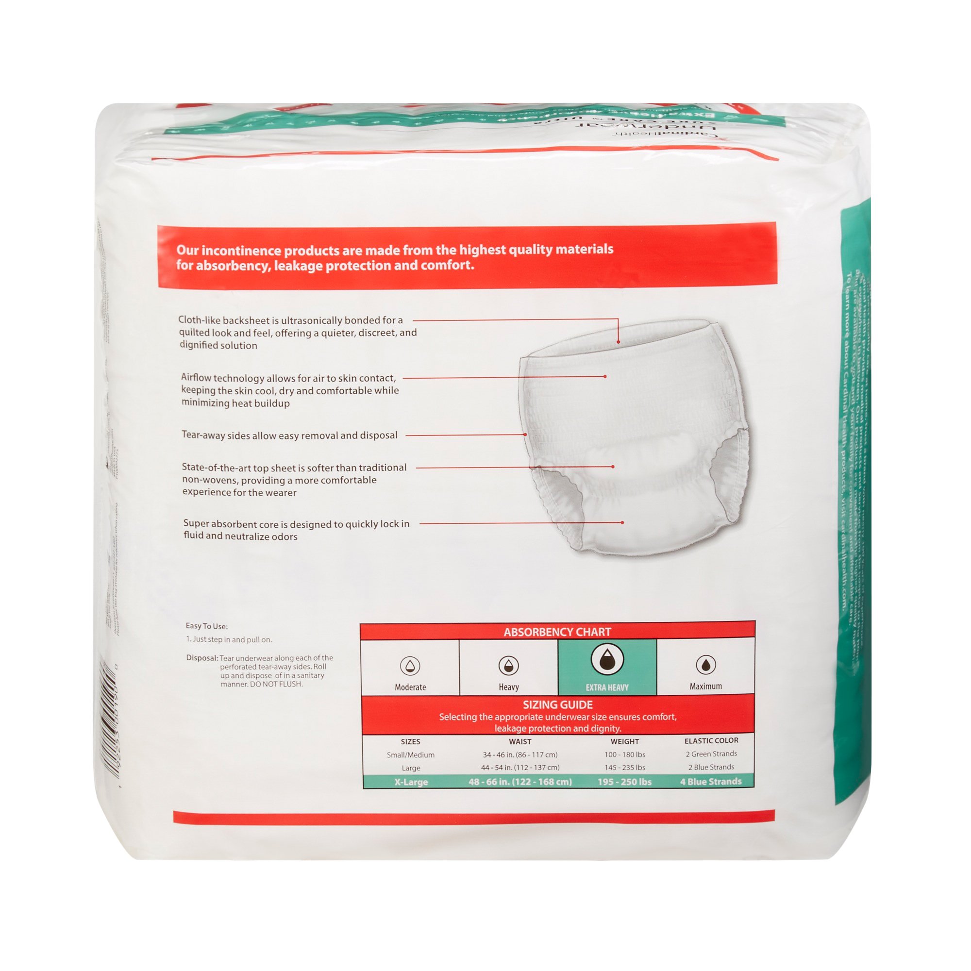 Sure Care™ Ultra Extra Heavy Absorbent Underwear, Extra Large - Image 2