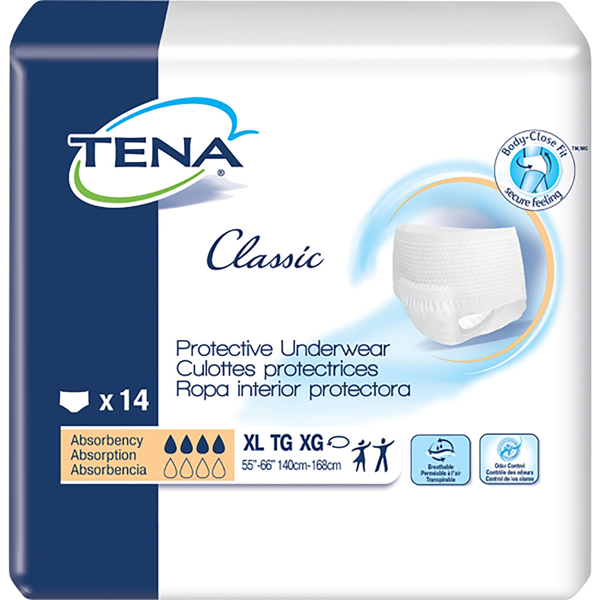 Tena® Classic Absorbent Underwear, Extra Large - Image 2