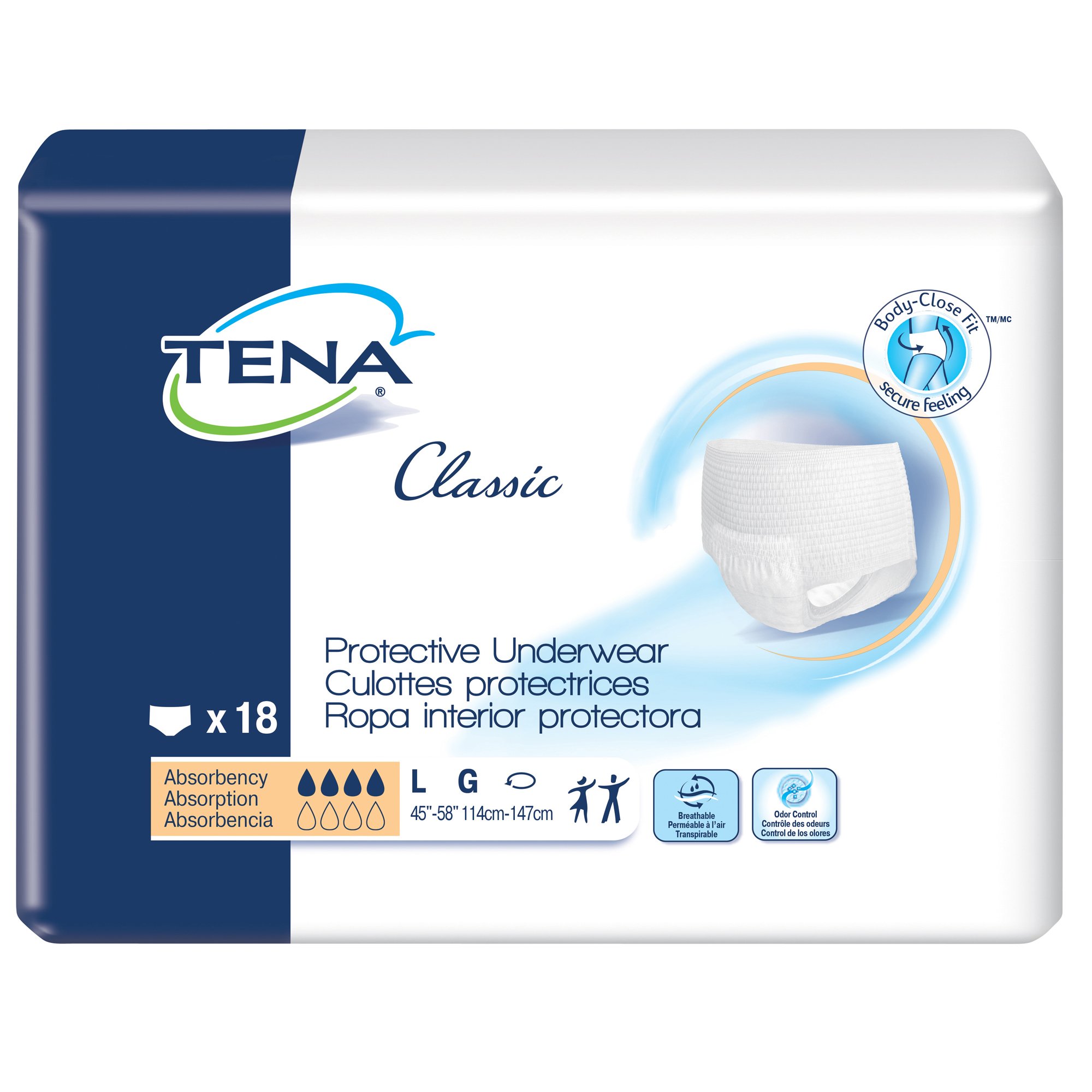 Tena® Classic Absorbent Underwear, Large - Image 2