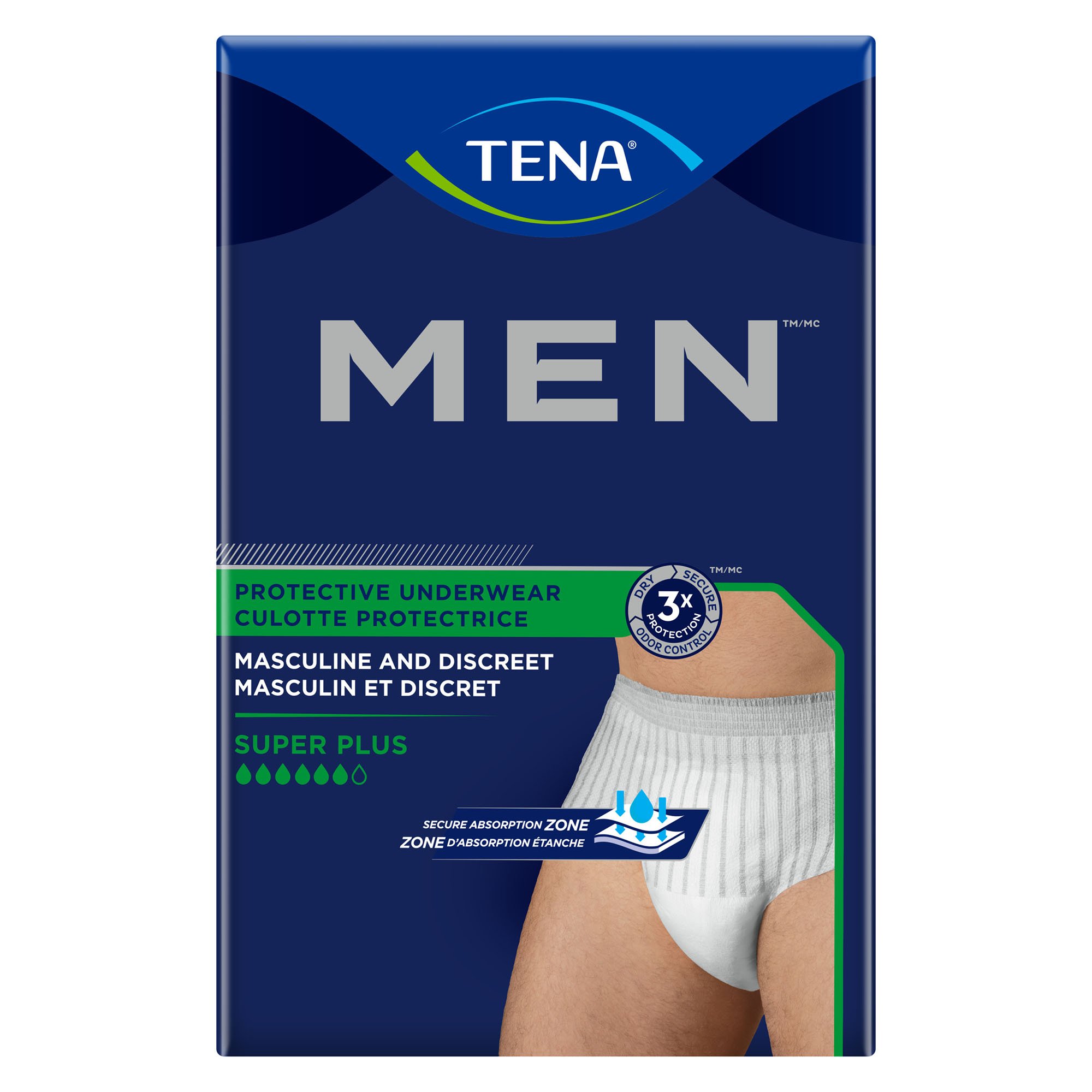 Tena® Men™ Super Plus Protective Underwear, Large/X-Large