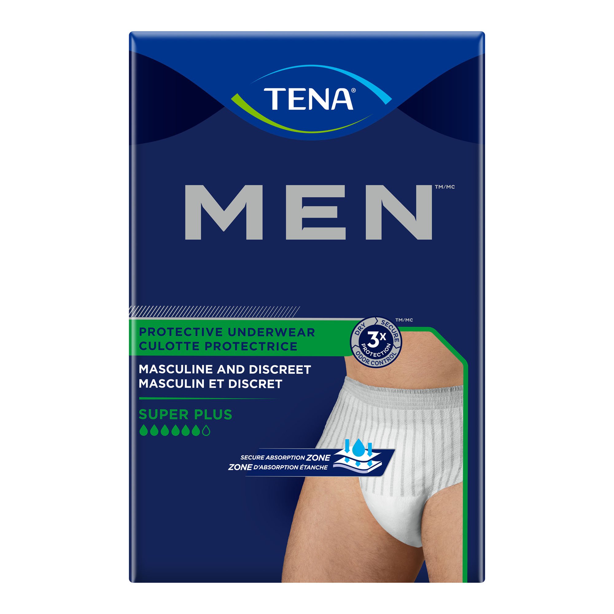 Tena® Men™ Super Plus Protective Underwear, Small / Medium
