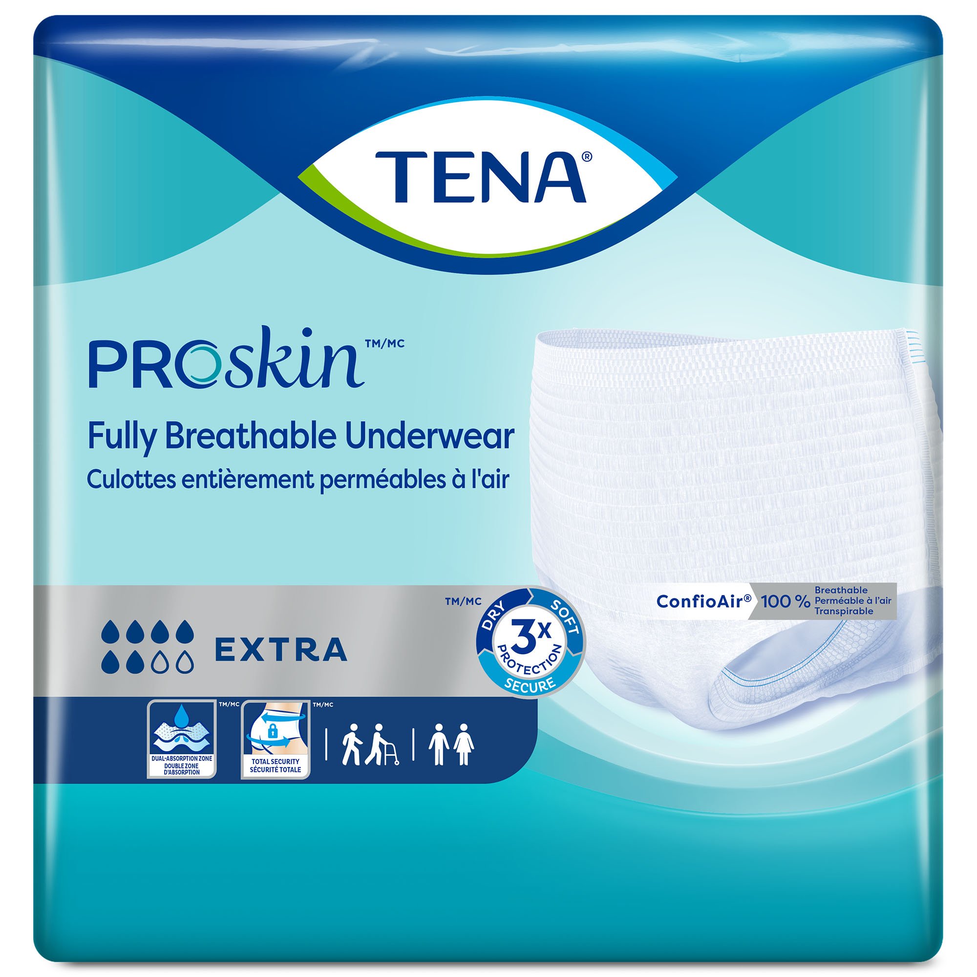 Tena® ProSkin Extra™ Fully Breathable Absorbent Underwear, 2X-Large