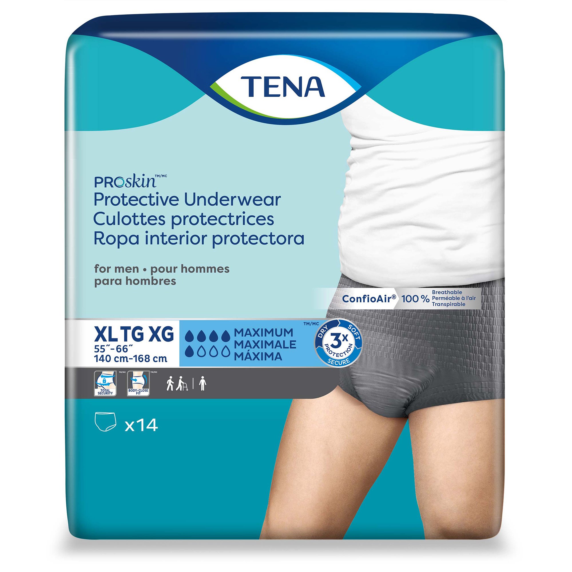 Tena® ProSkin™ Maximum Absorbent Underwear for Men, Extra Large - Image 3