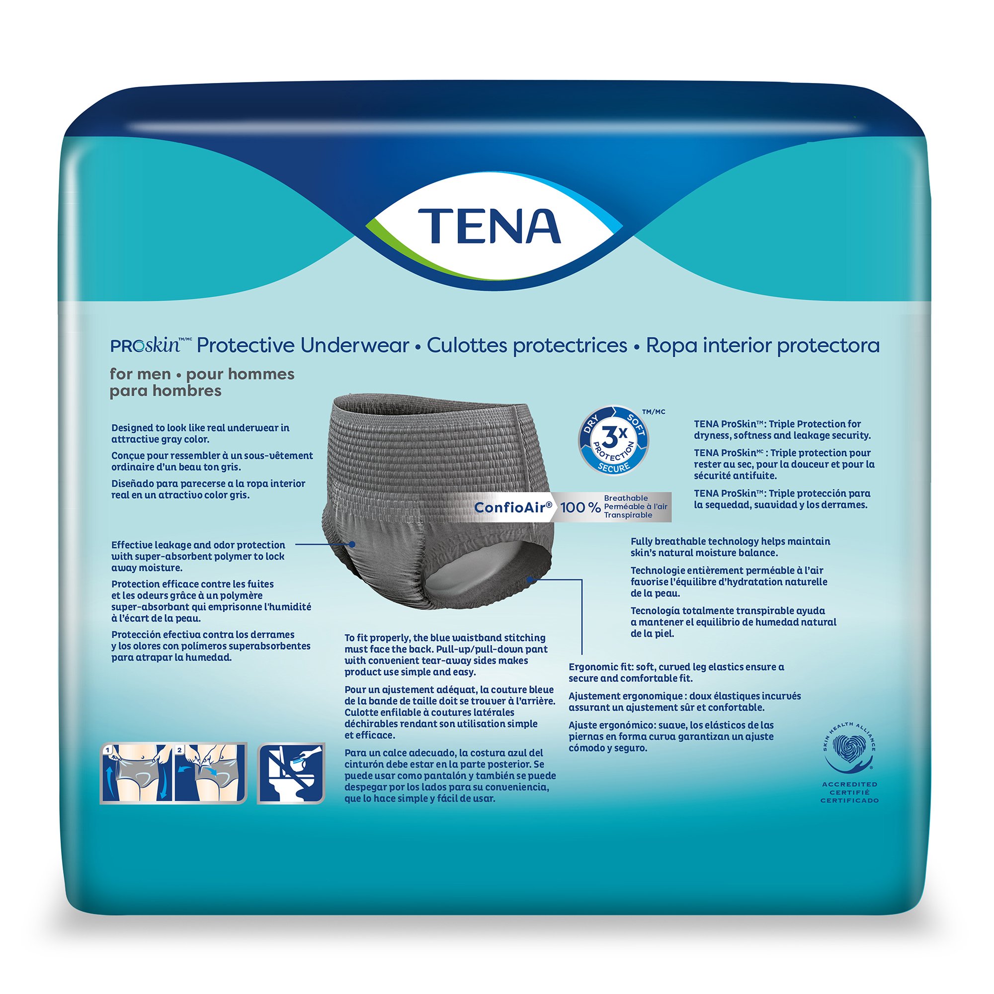 Tena® ProSkin™ Maximum Absorbent Underwear for Men, Extra Large - Image 4