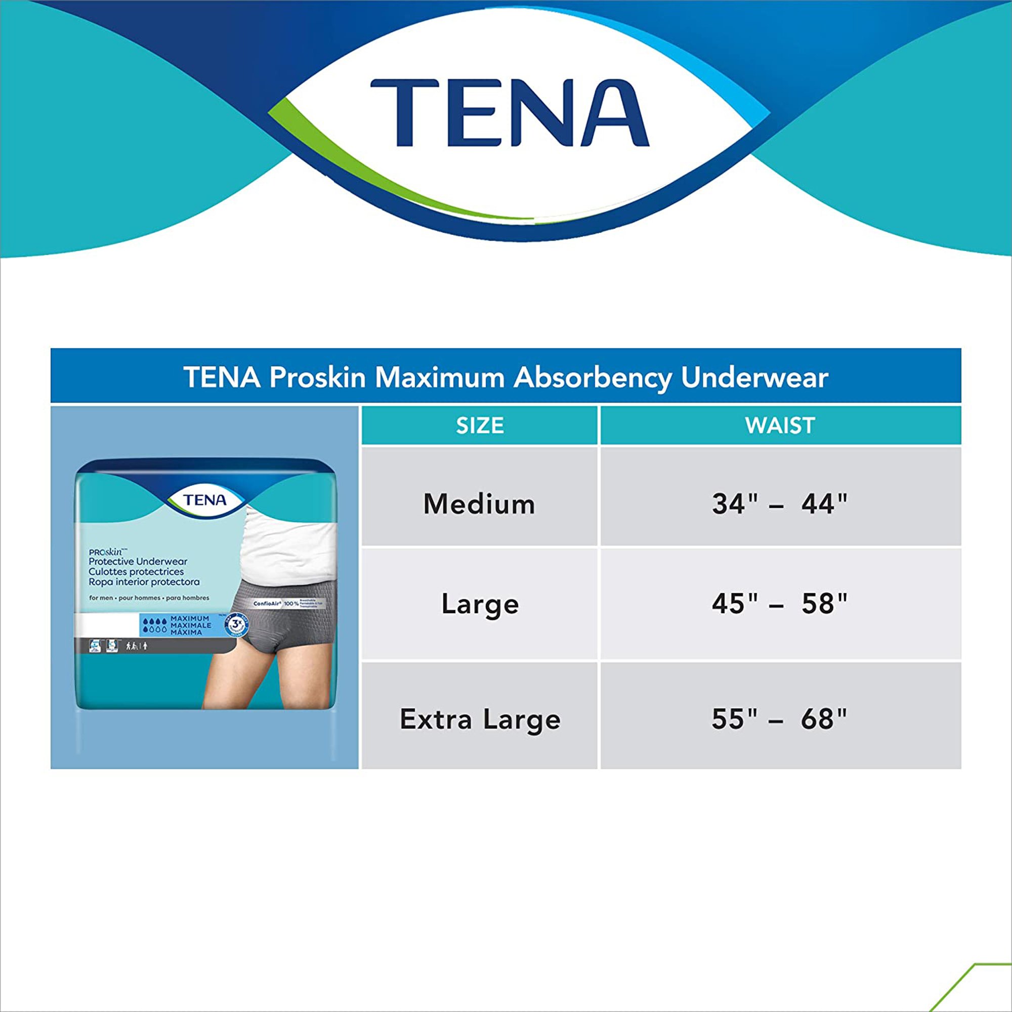 Tena® ProSkin™ Maximum Absorbent Underwear for Men, Extra Large - Image 5