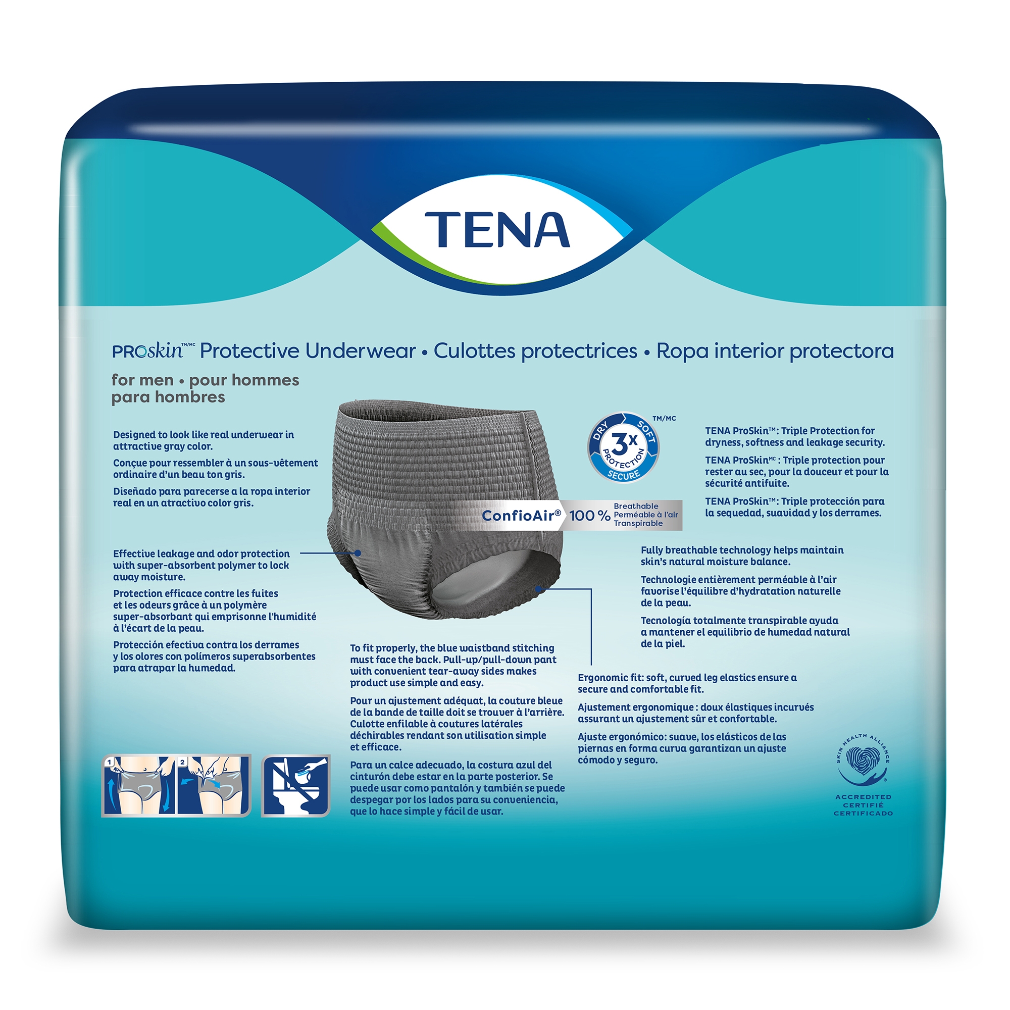 Tena® ProSkin™ Maximum Absorbent Underwear for Men, Medium - Image 4