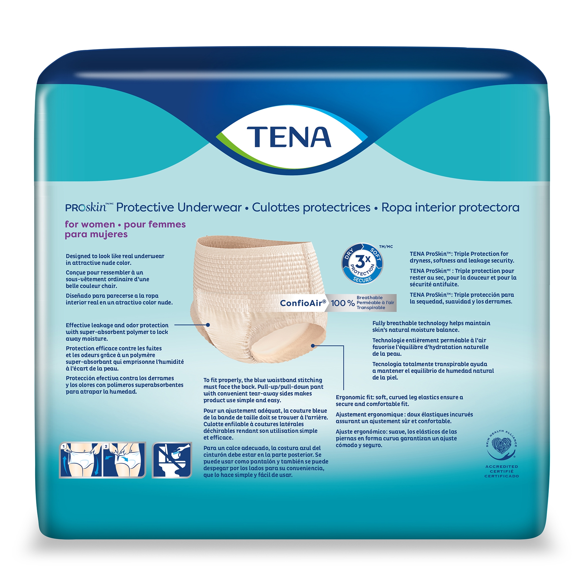 Tena® ProSkin™ Maximum Absorbent Underwear for Women, Large - Image 5