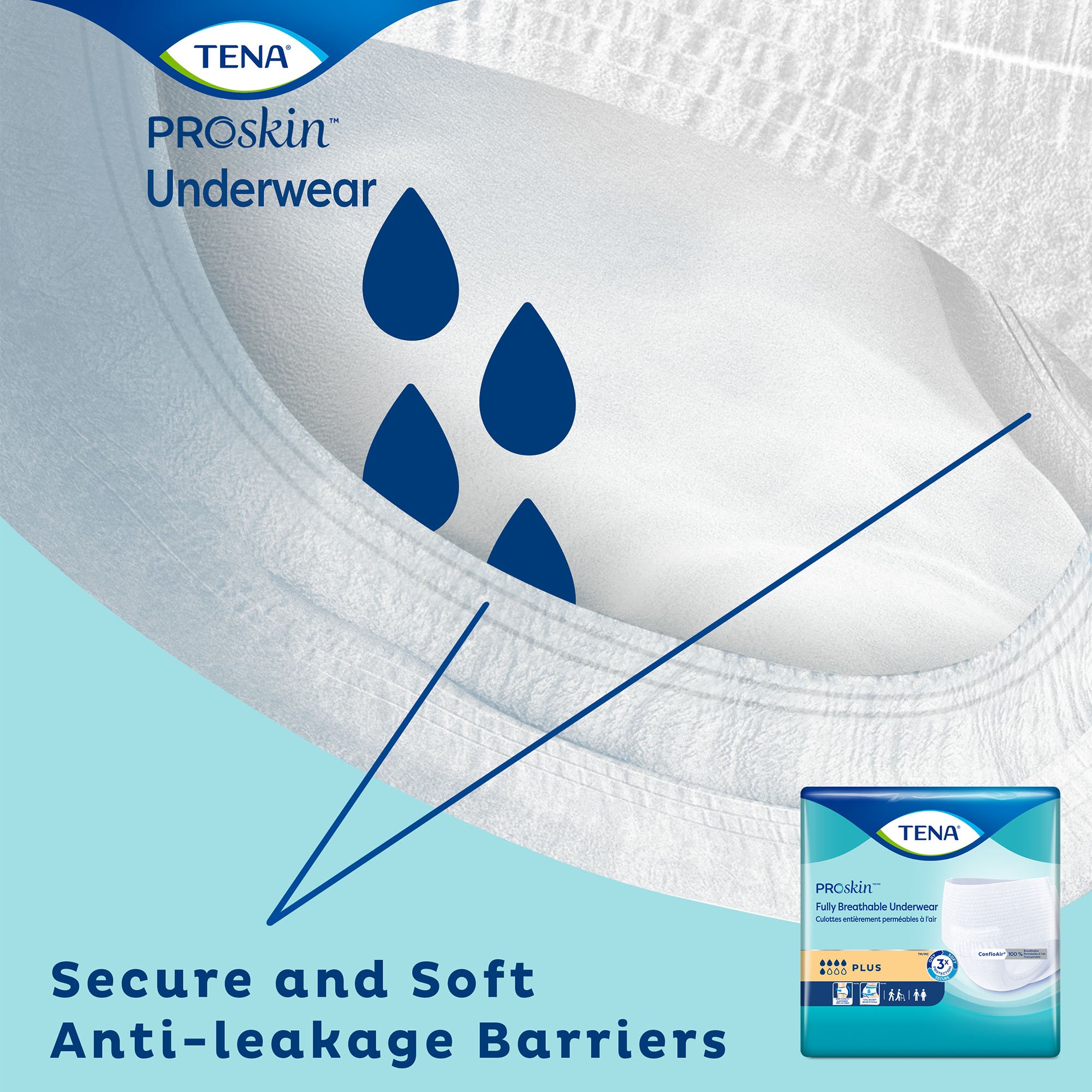 Tena® ProSkin™ Plus Fully Breathable Absorbent Underwear, Medium - Image 7
