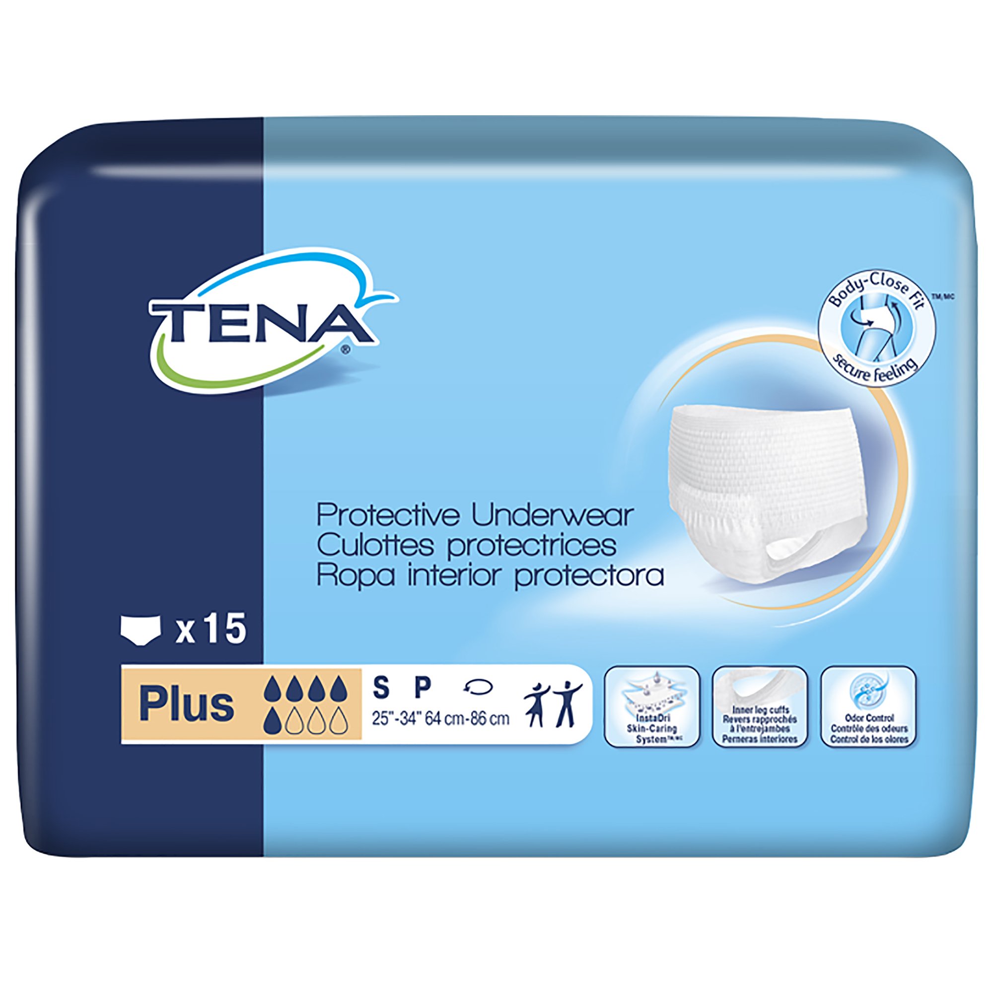 Tena® ProSkin™ Plus Fully Breathable Absorbent Underwear, Small - Image 3