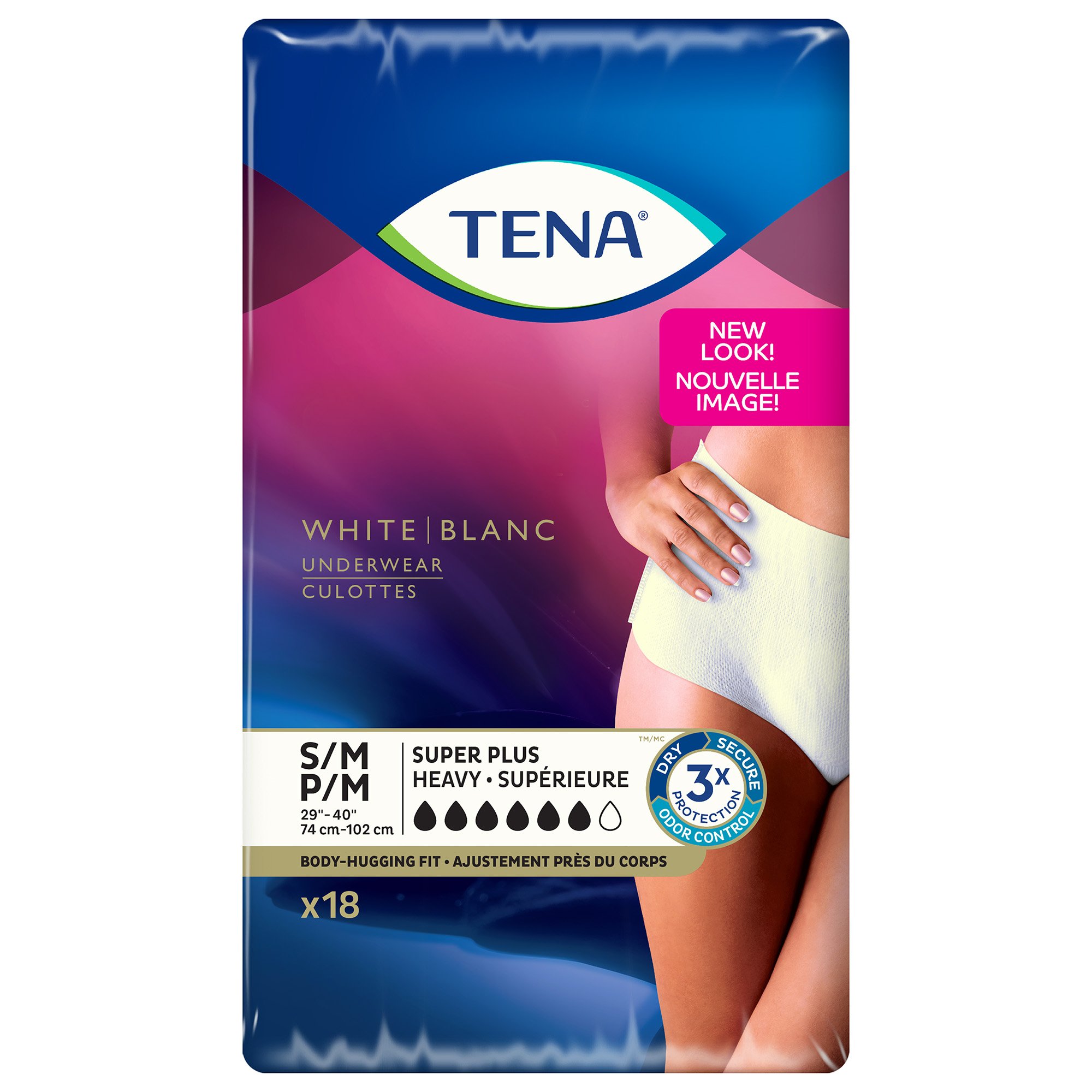 Tena® Women™ Super Plus Heavy Absorbent Underwear, Small / Medium - Image 2