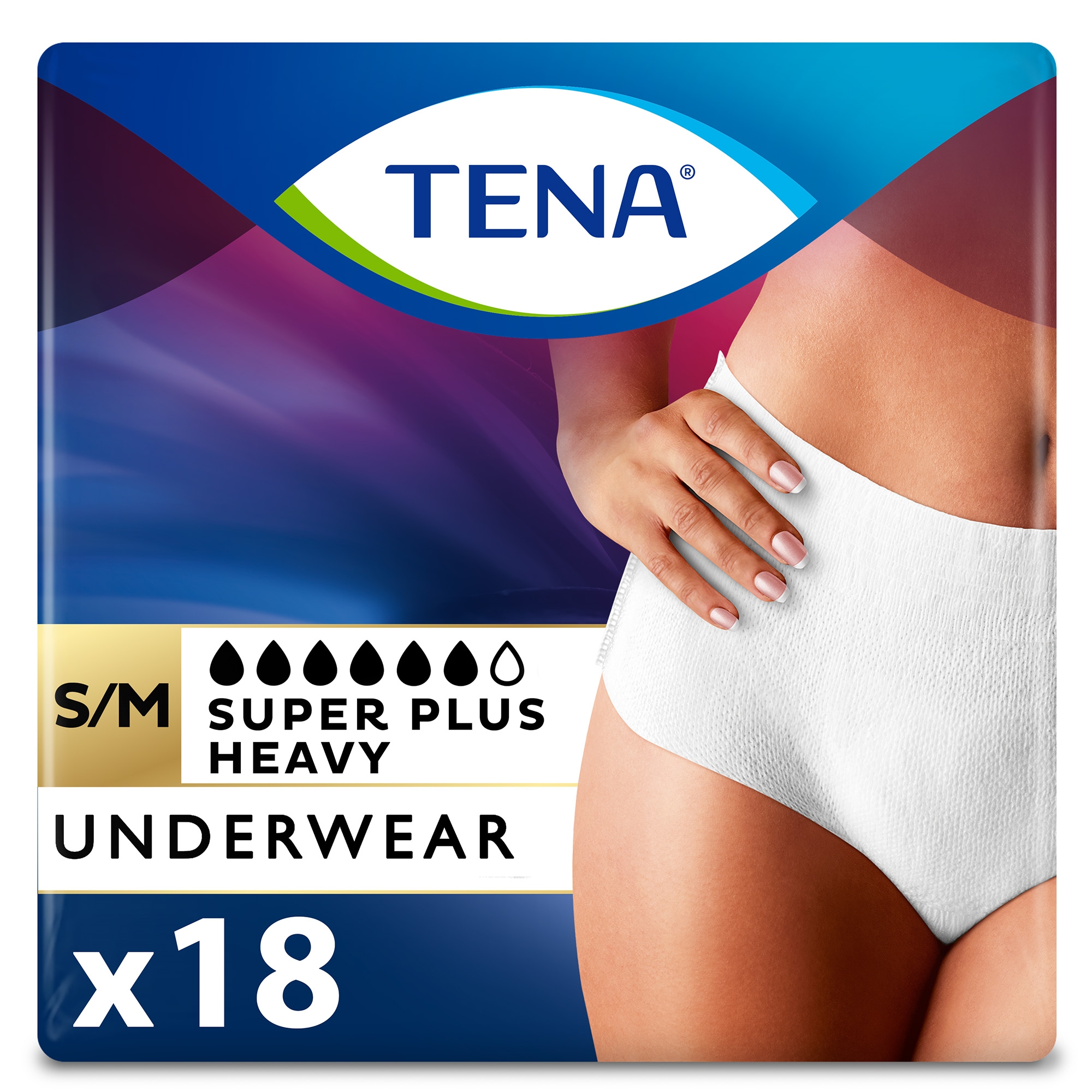 Tena® Women™ Super Plus Heavy Absorbent Underwear, Small / Medium - Image 7