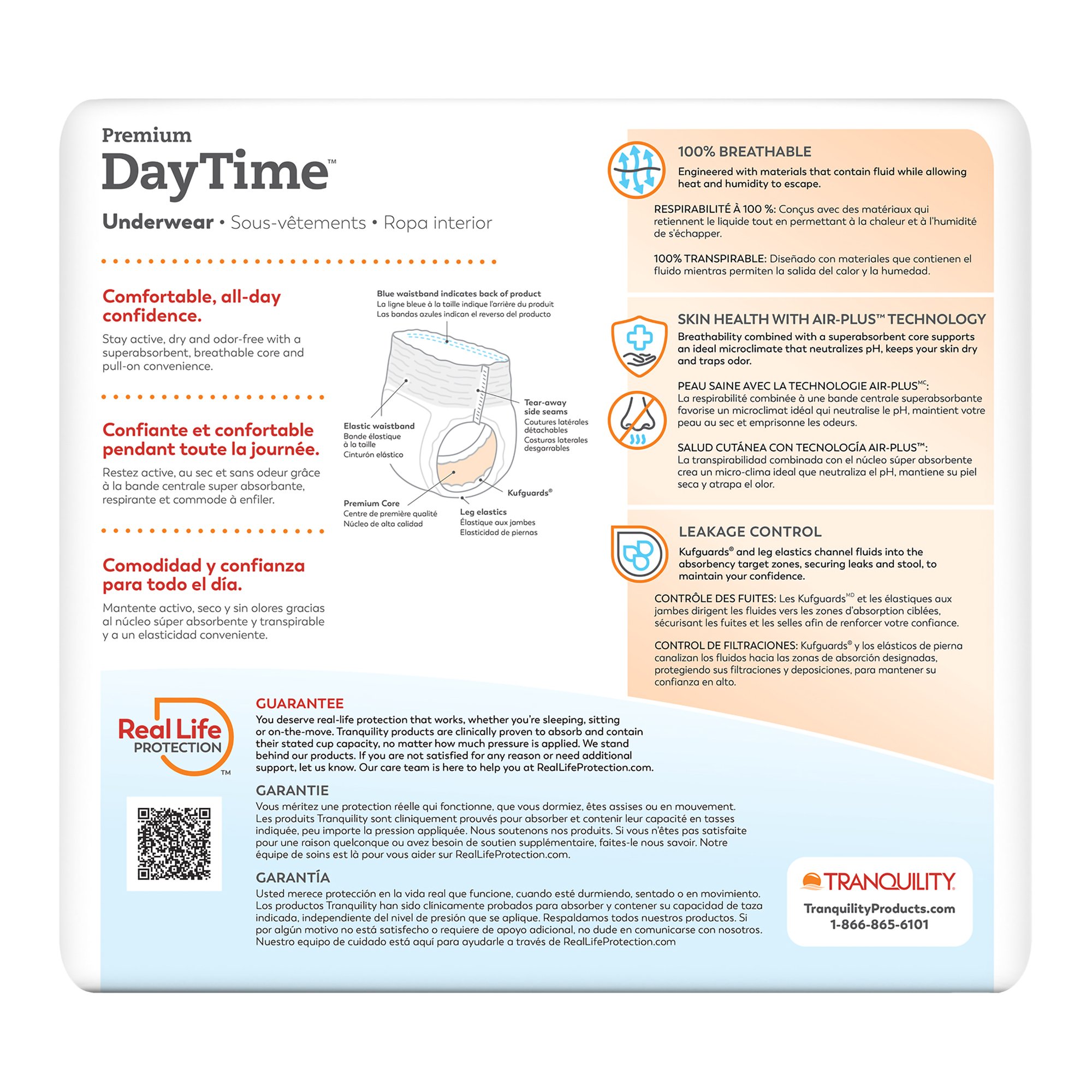 Tranquility Premium DayTime Disposable Absorbent Underwear, 2XL - Image 9