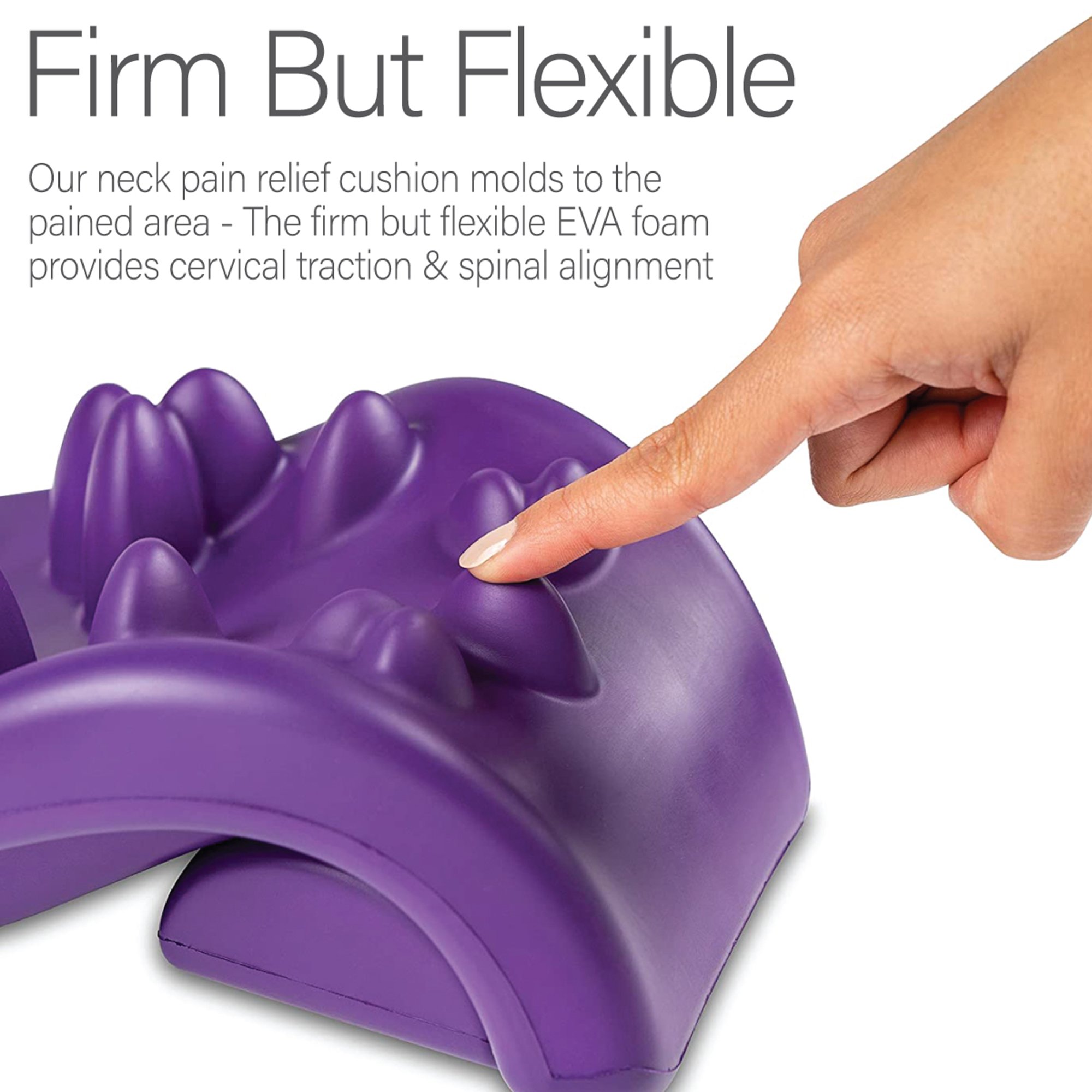 Kanjo Flex Firm Acupressure Neck Pain Relief Cushion - Image 10