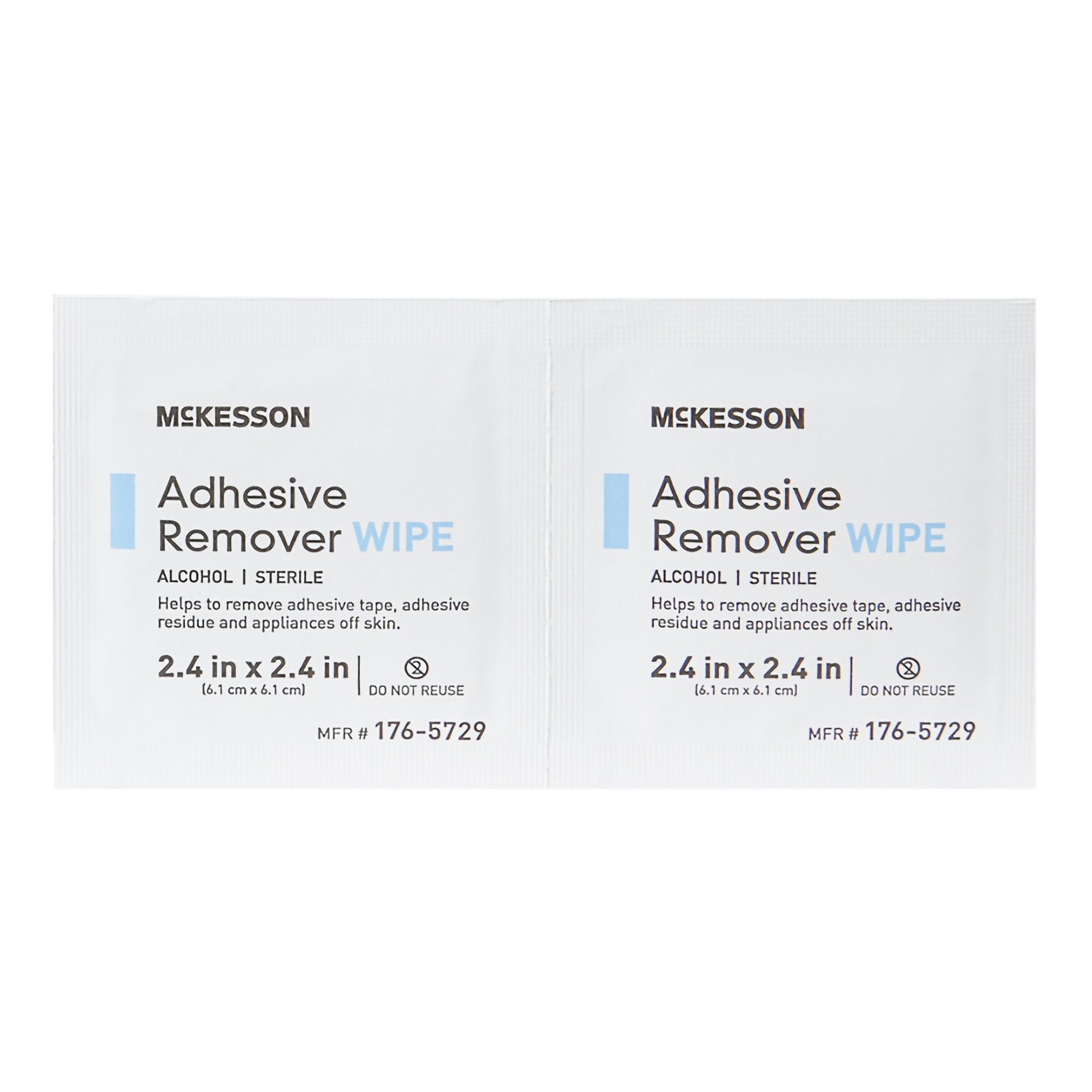 McKesson Adhesive Remover, 2-2/5 x 2-2/5 Inch Wipe - Image 2