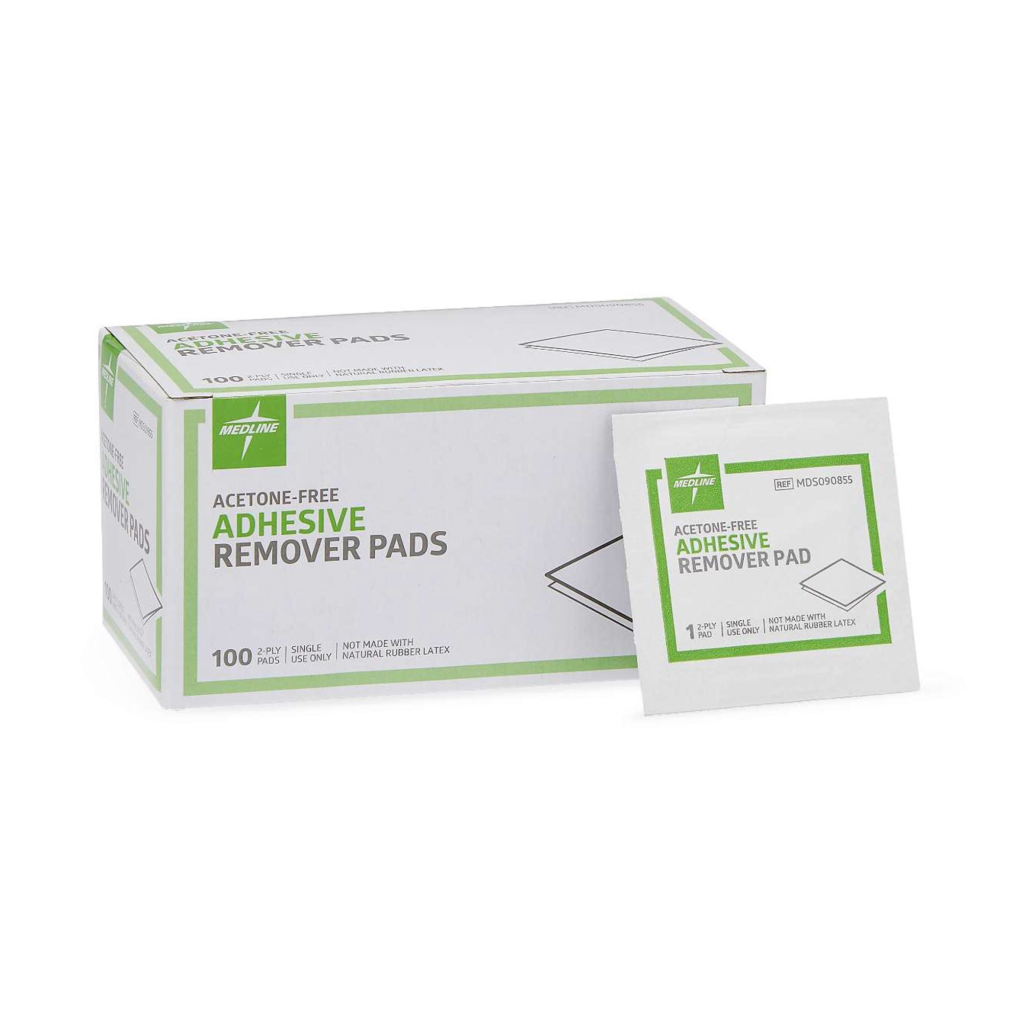 Medline® Adhesive Remover, 1¼ x 1½ Inch Wipe