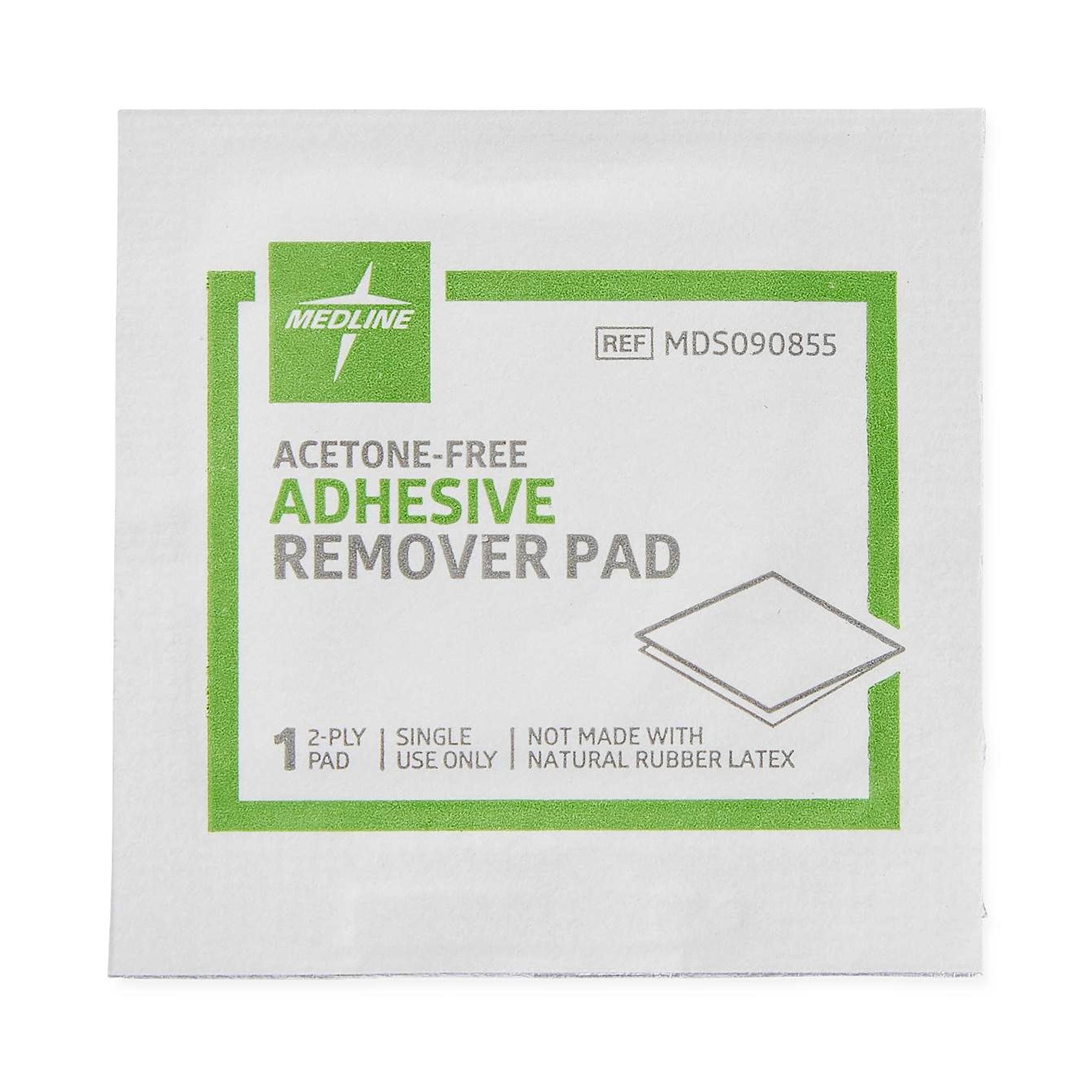 Medline® Adhesive Remover, 1¼ x 1½ Inch Wipe - Image 3