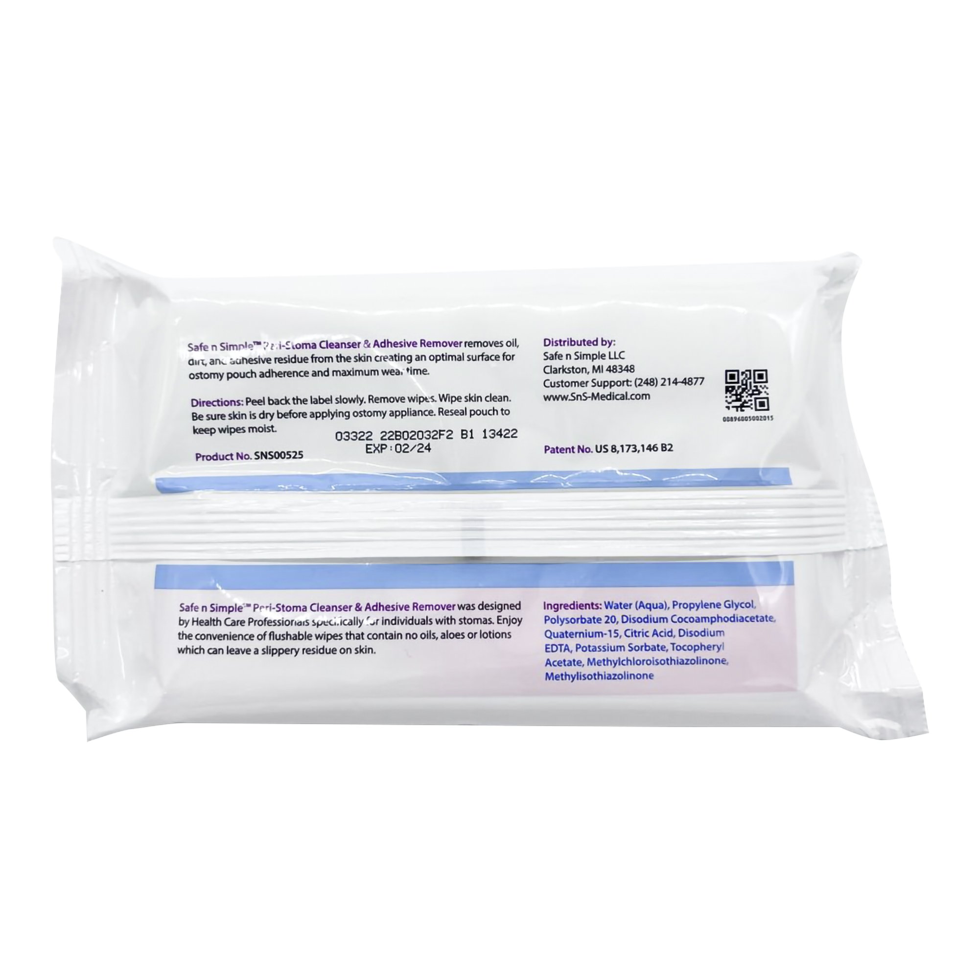 Safe n Simple™ Adhesive Remover Wipes - Image 3