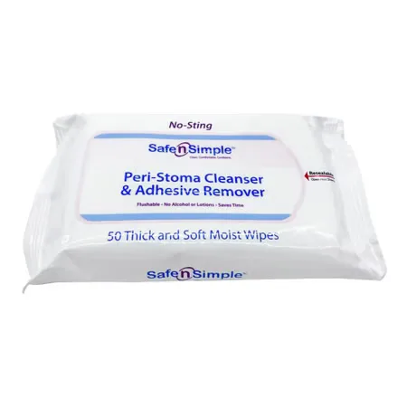 Safe n Simple™ Adhesive Remover Wipes