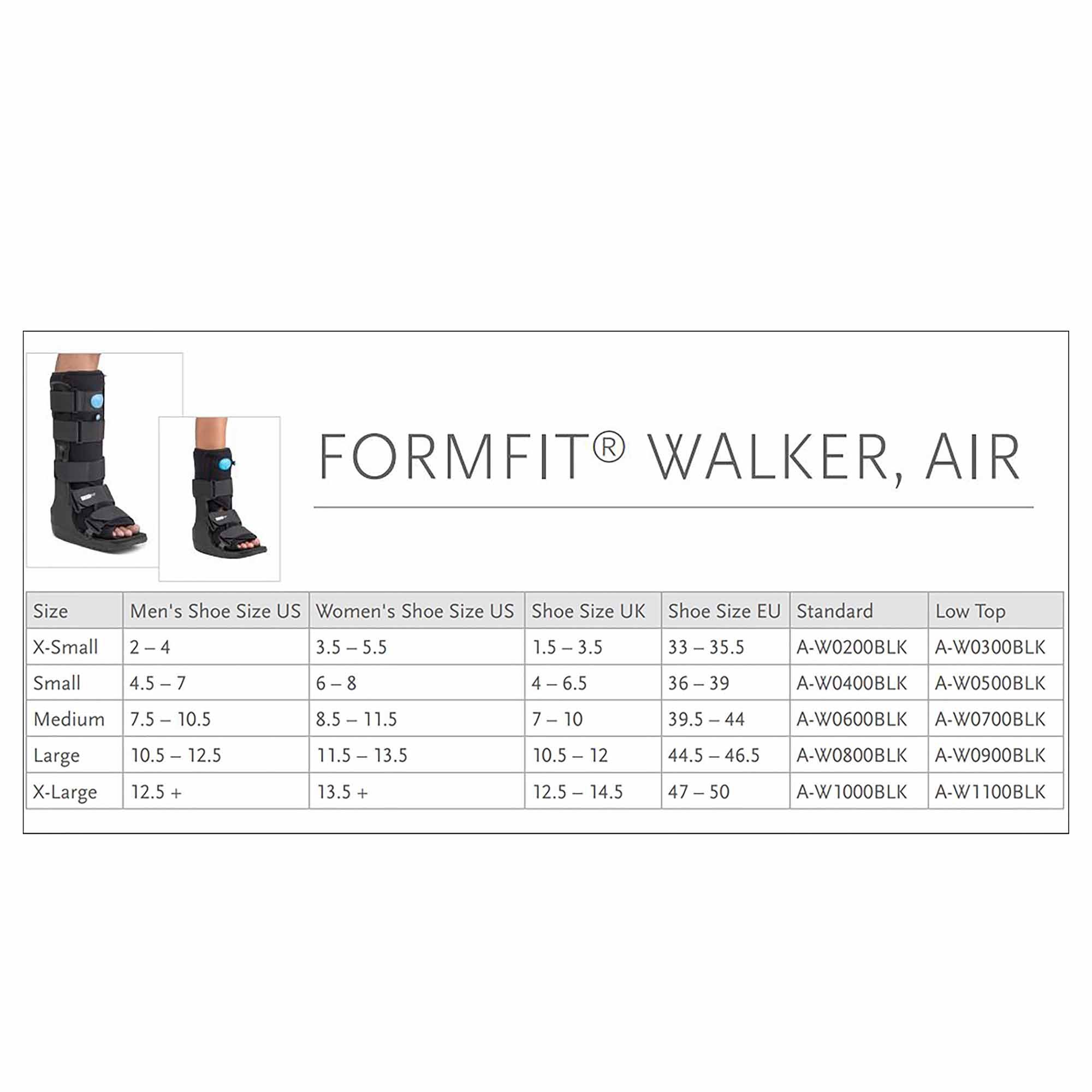 Ossur Formfit® Low Top Air Walker Boot, Medium - Image 5