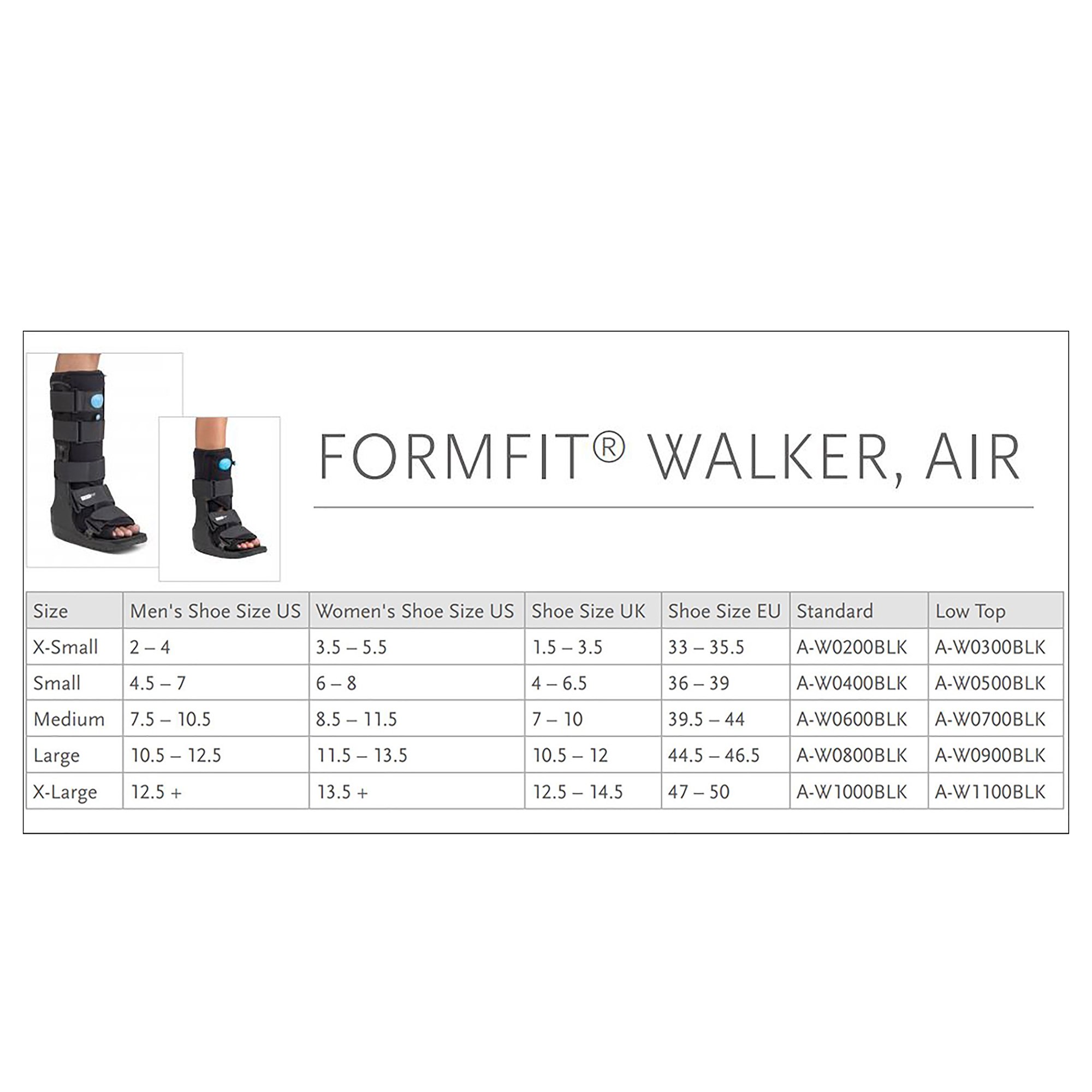 Ossur Formfit® Low Top Air Walker Boot, Small - Image 5