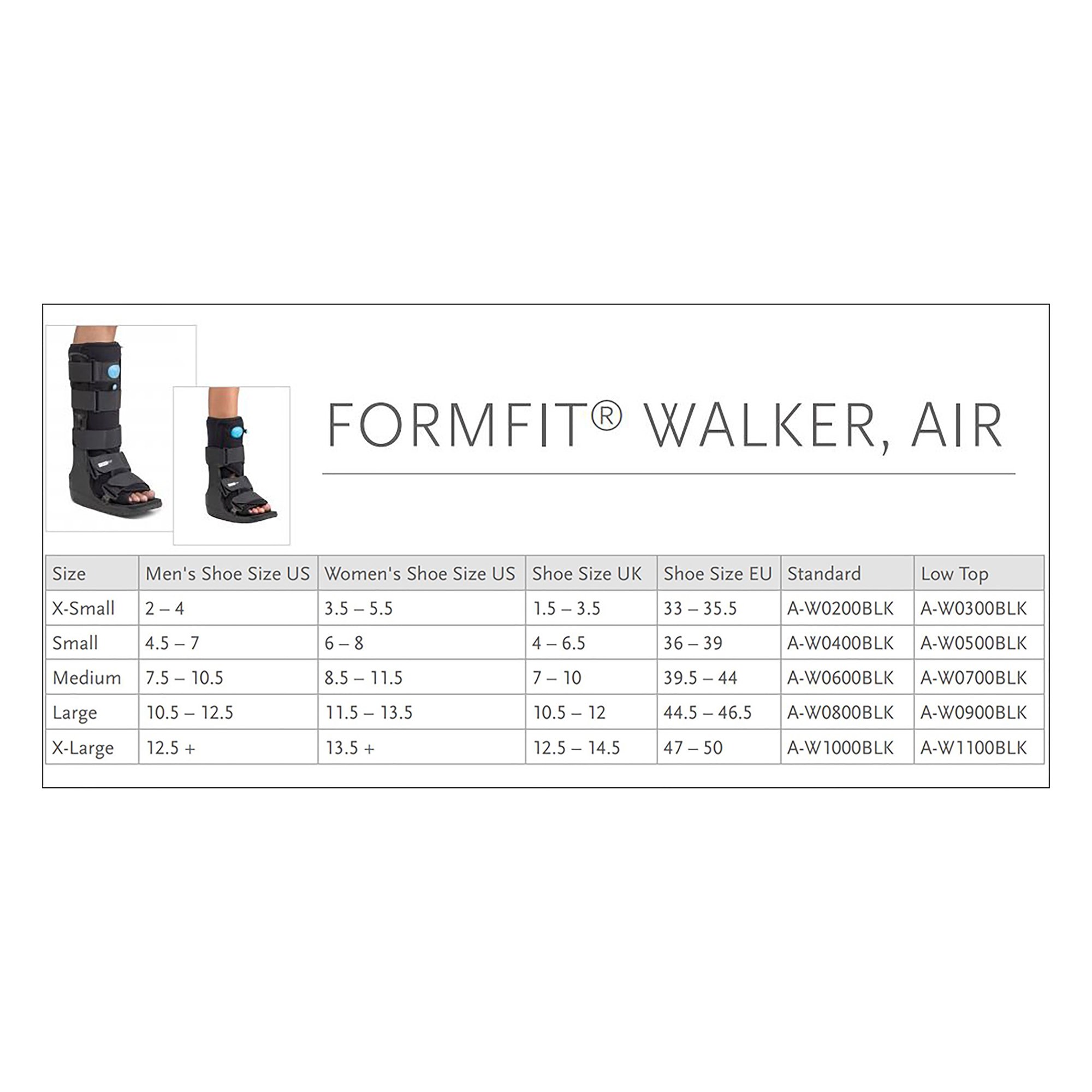 Ossur Formfit® Standard Height Air Walker Boot, Large - Image 4