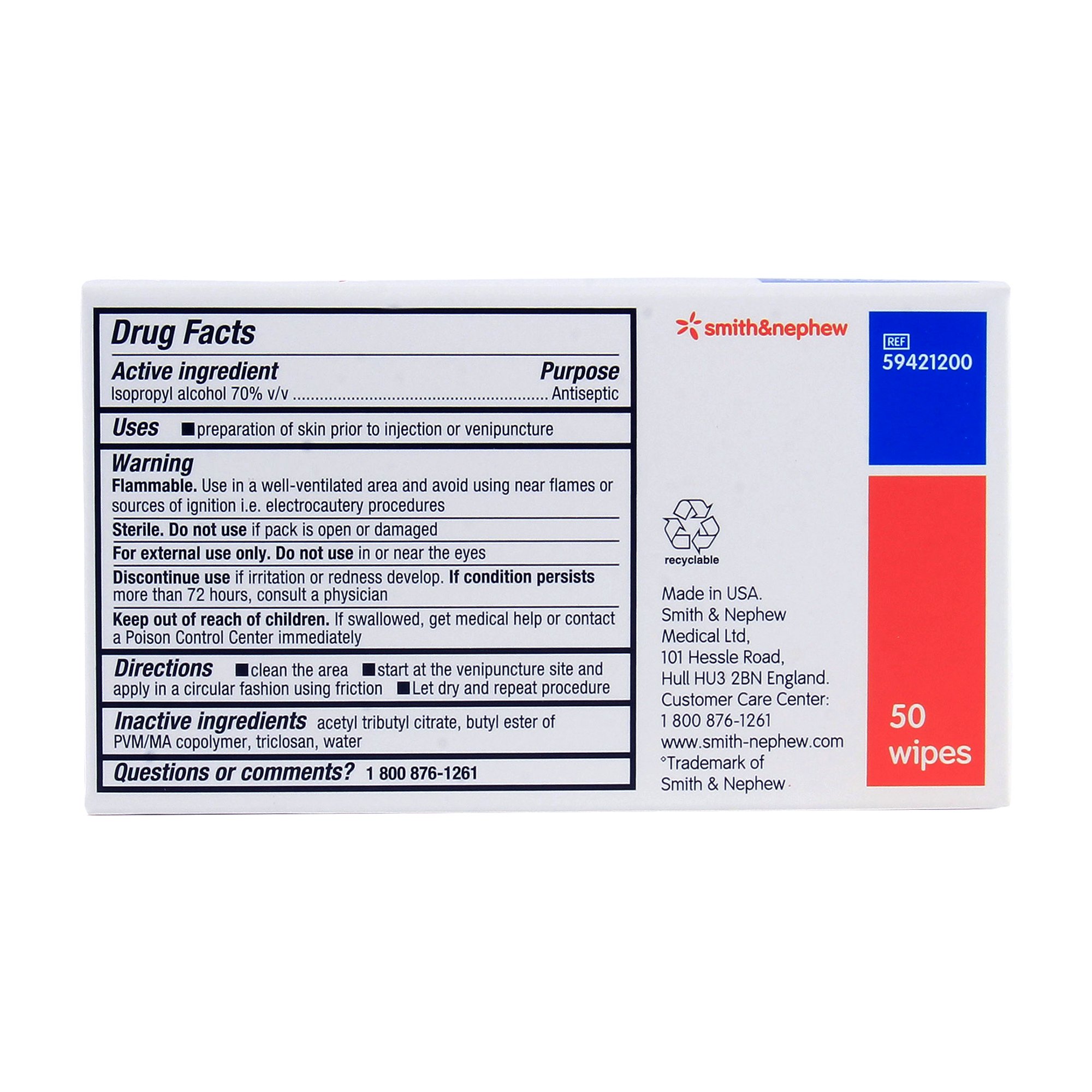IV PREP™ 70% Isopropyl Alcohol Antiseptic Wipes - Image 3