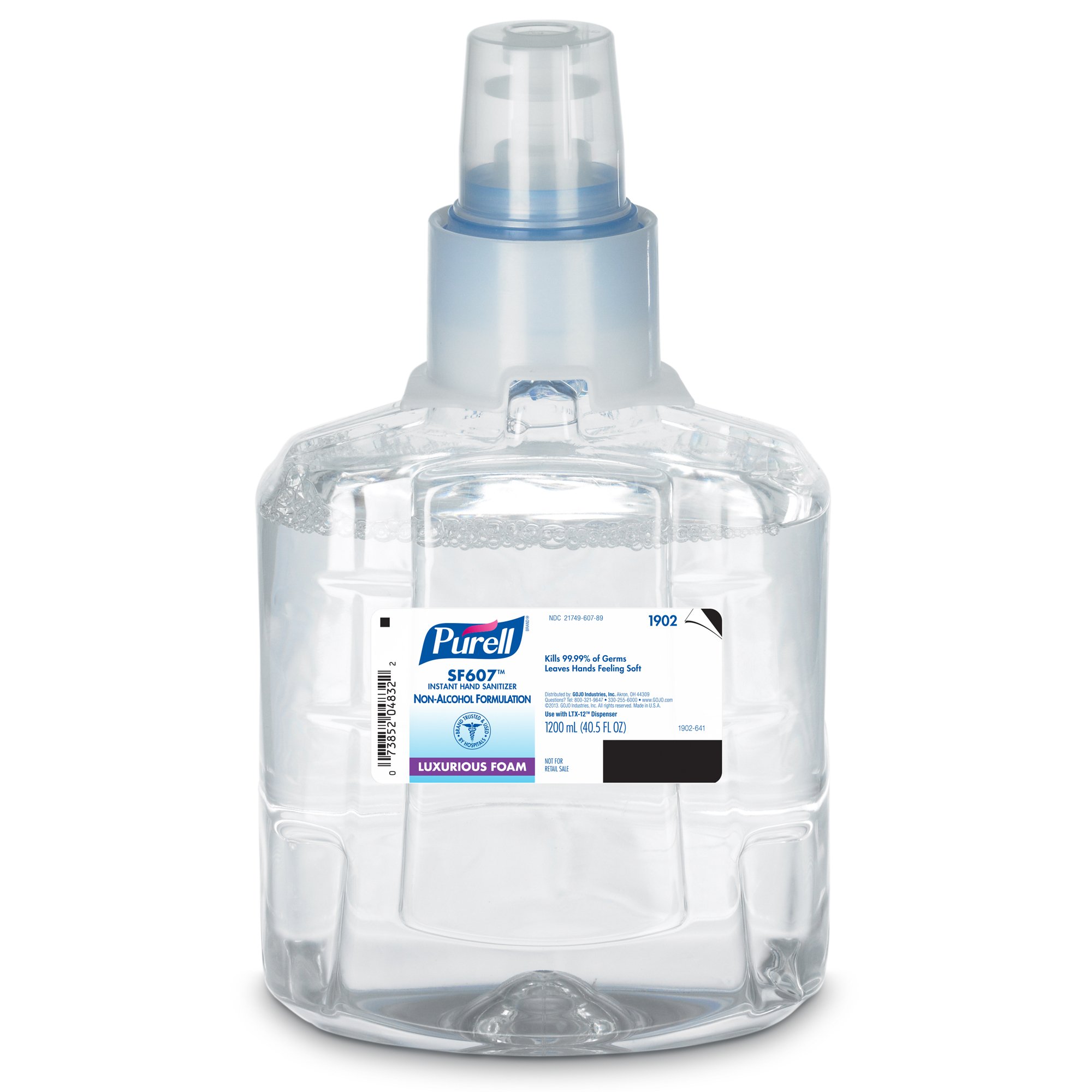 Purell® SF607™ BZK Hand Sanitizer Foam. 1,200 mL Refill for LTX™ Dispensers