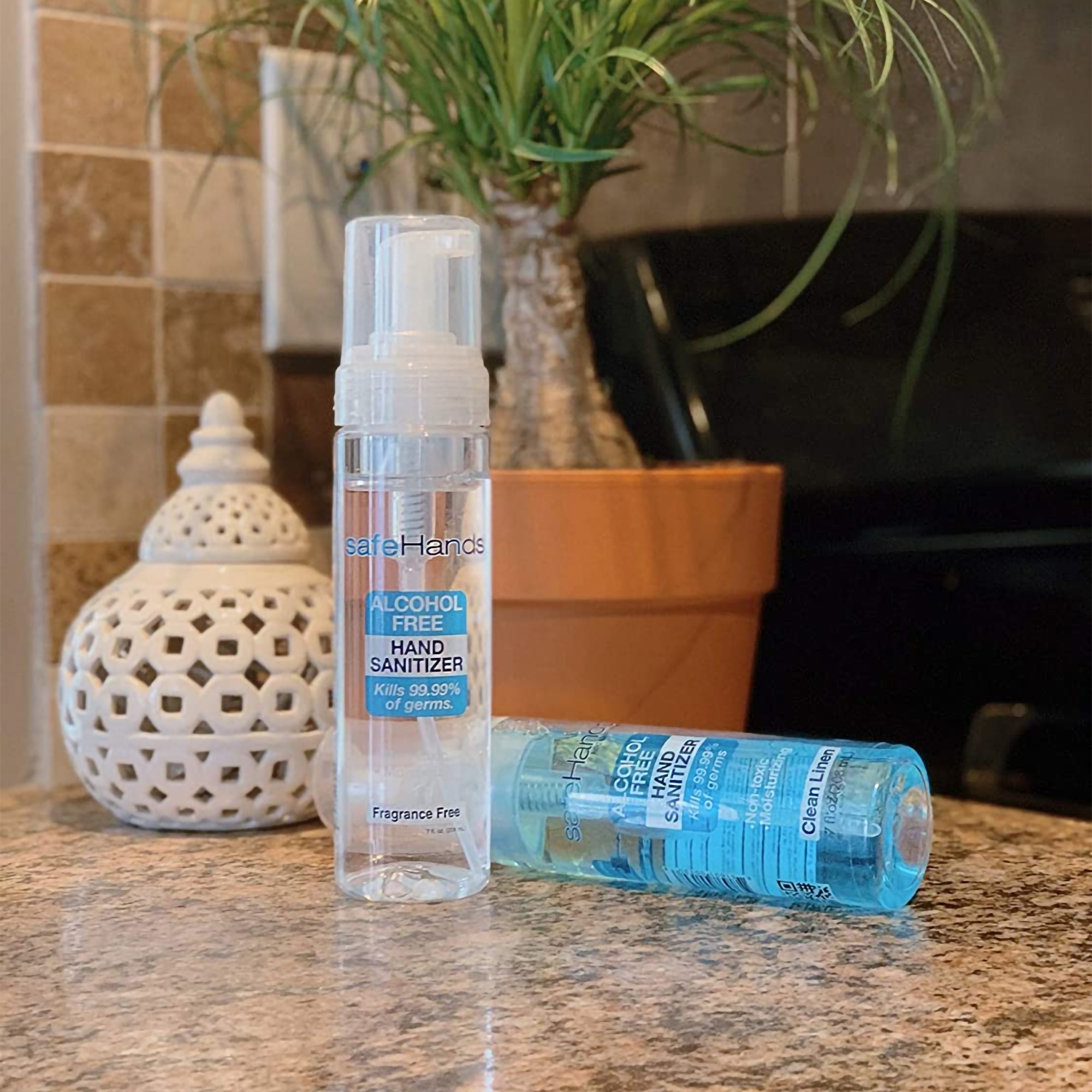 SafeHands® Alcohol-Free Hand Sanitizer 7-ounce Bottle - Image 3