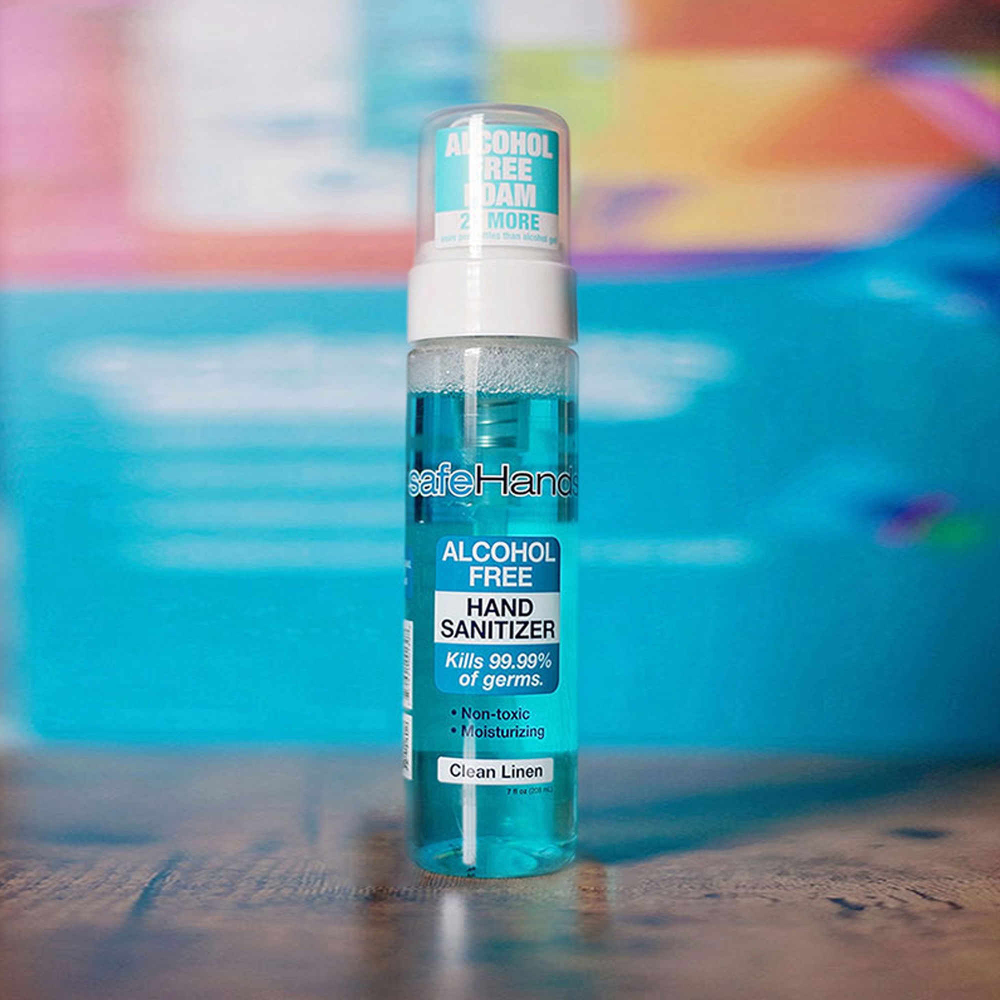 SafeHands® Alcohol-Free Hand Sanitizer 7-ounce Bottle - Image 5