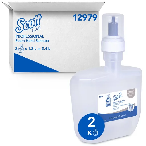 Scott® Foam Hand Sanitizer, 1.2-liter Automatic Cassette Refills