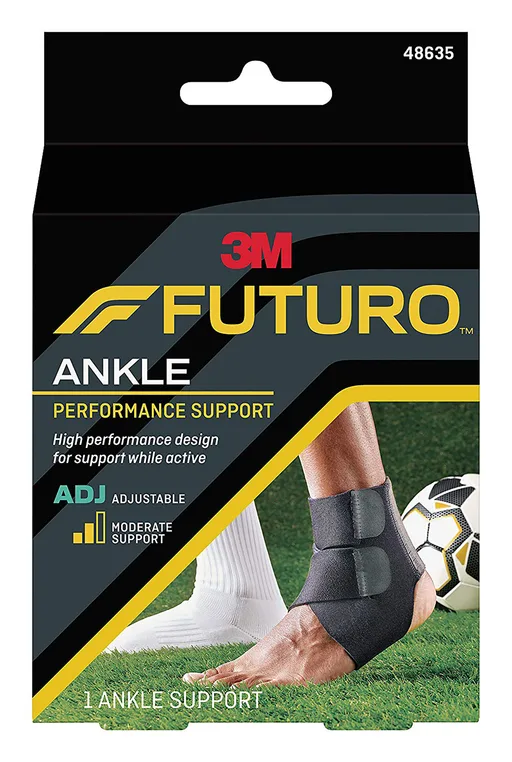 3M™ Futuro™ Ankle Support, Left or Right Foot, Black, Adult