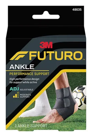 3M™ Futuro™ Ankle Support, Left or Right Foot, Black, Adult