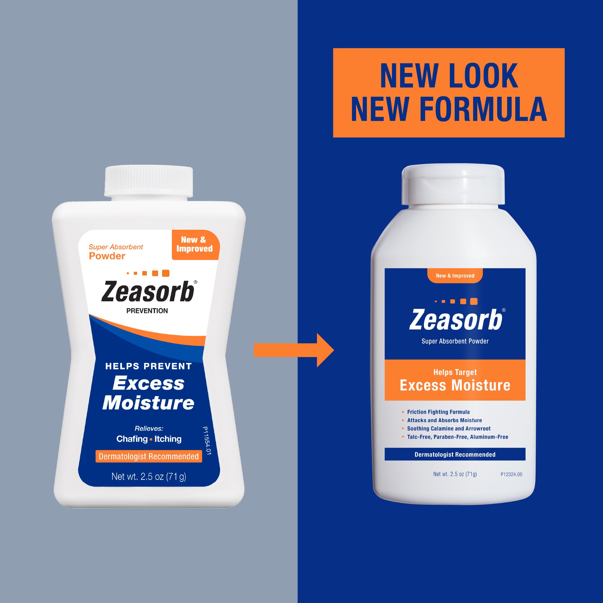 Zeasorb® Super Absorbent Powder, 2.5-ounce shaker bottle - Image 2