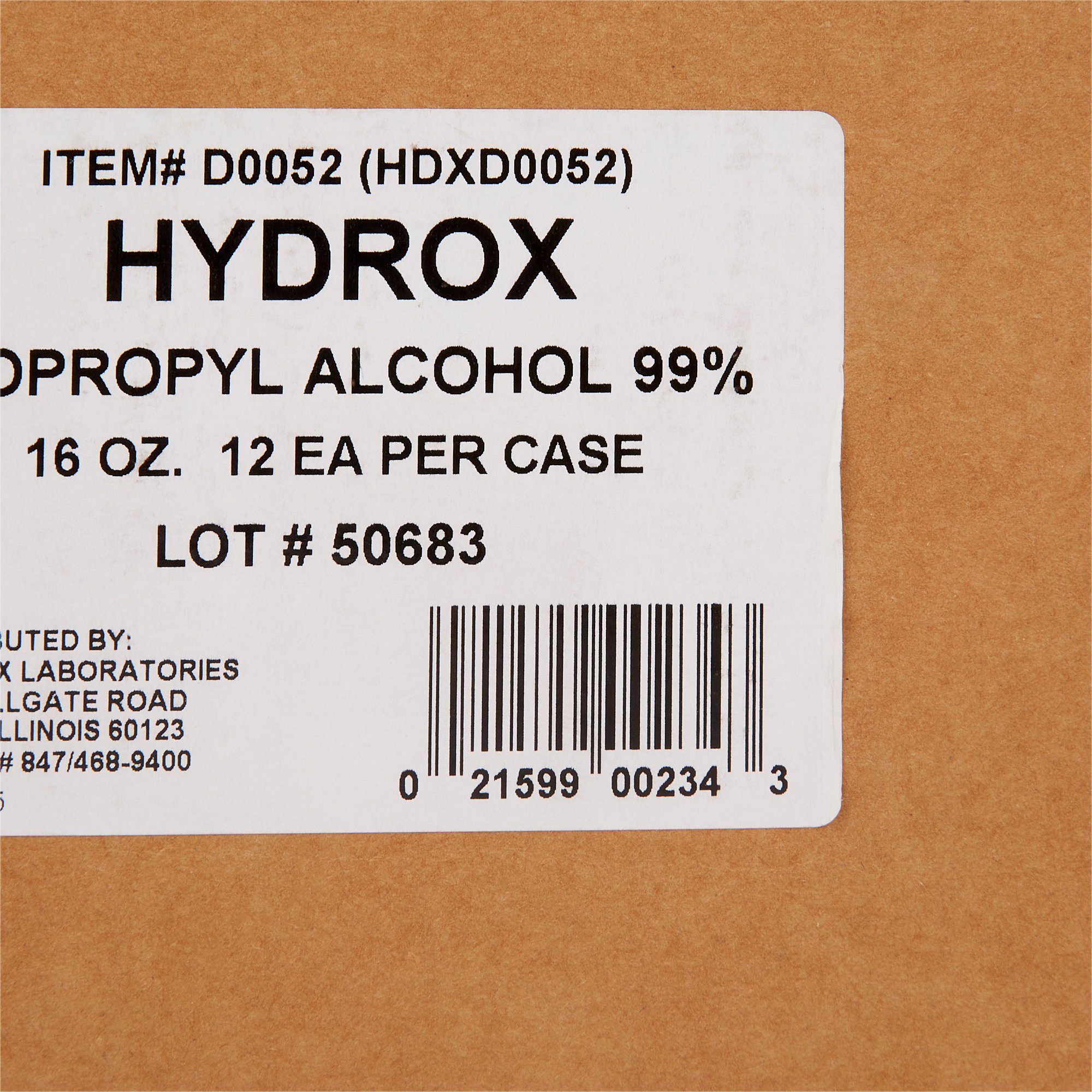 Hydrox 99% Isopropyl Alcohol for Technical Use, 16-ounce bottle - Image 7